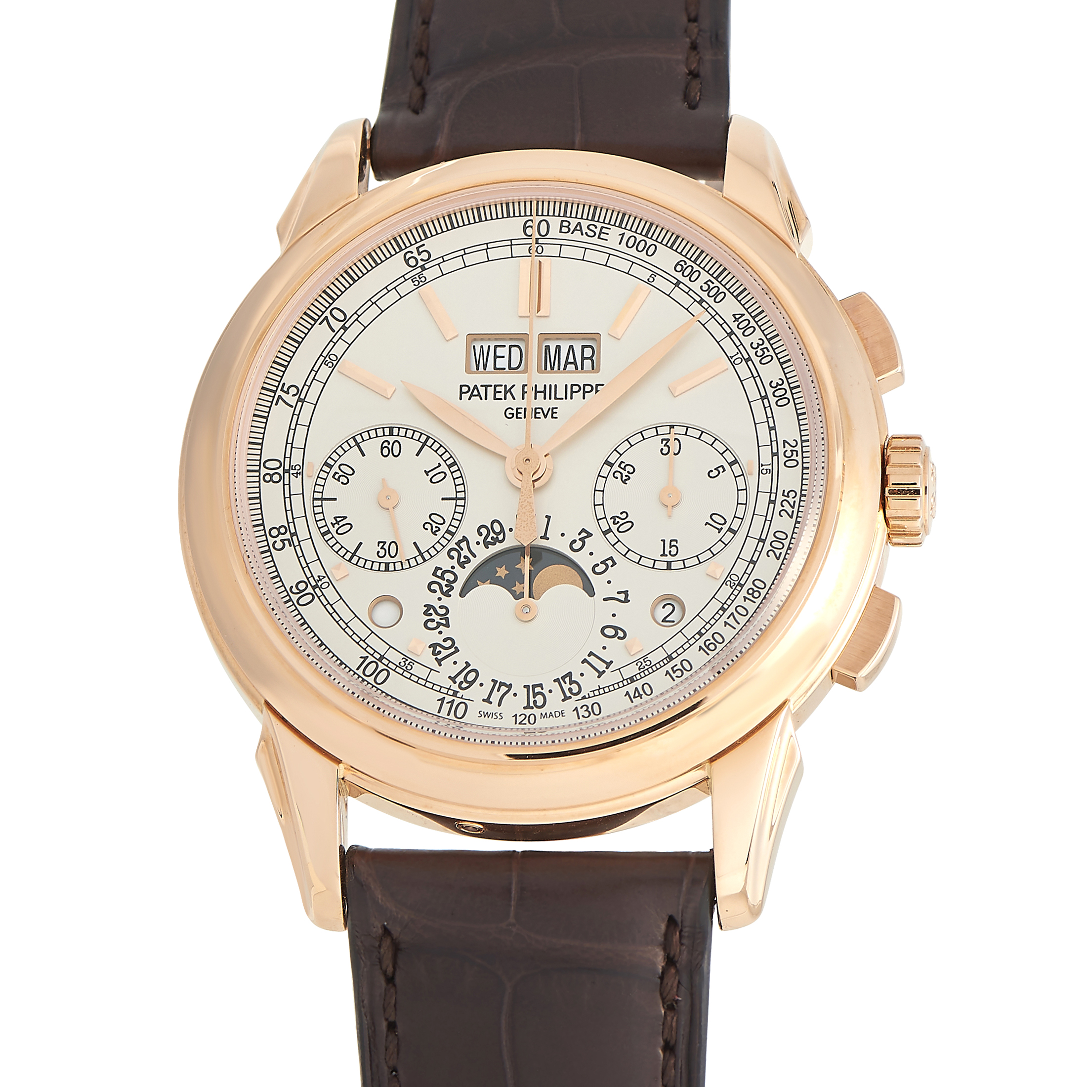Patek Philippe Grand Complications Perpetual Calendar Chronograph Rose Gold Watch 5270R-001