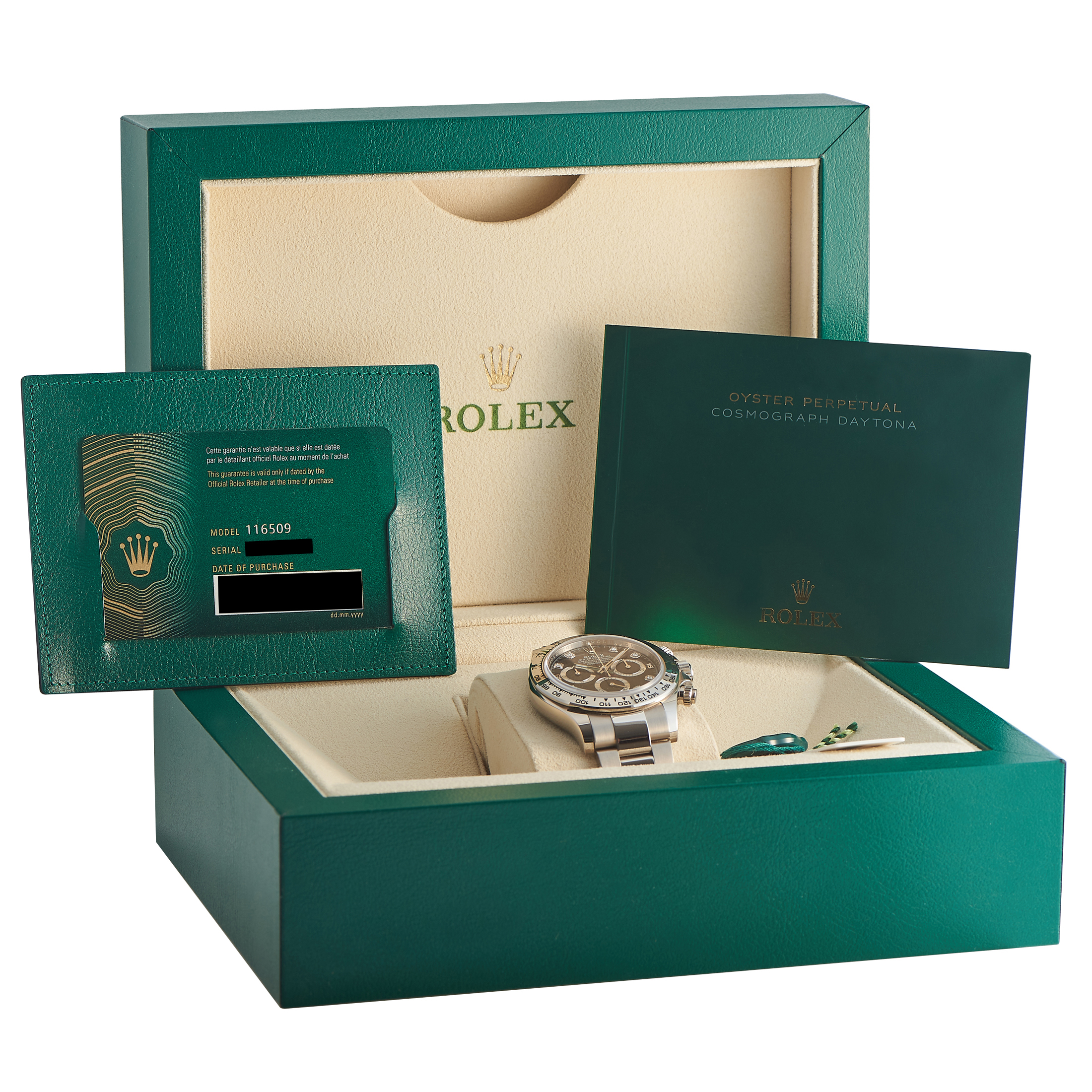 Rolex Daytona Diamond Dial Watch 116509-0055