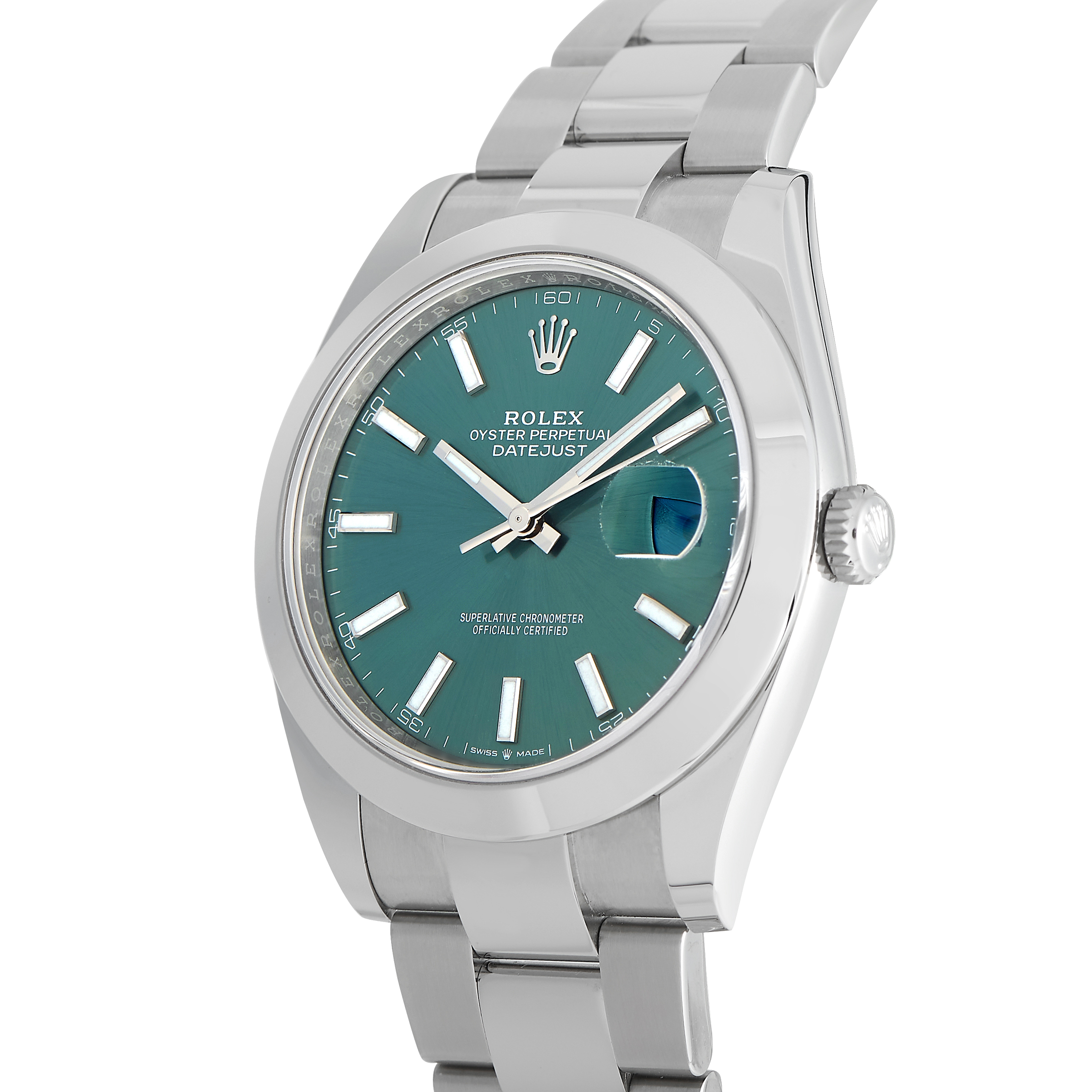 Rolex Datejust 41 Mint Green Dial Watch 126300