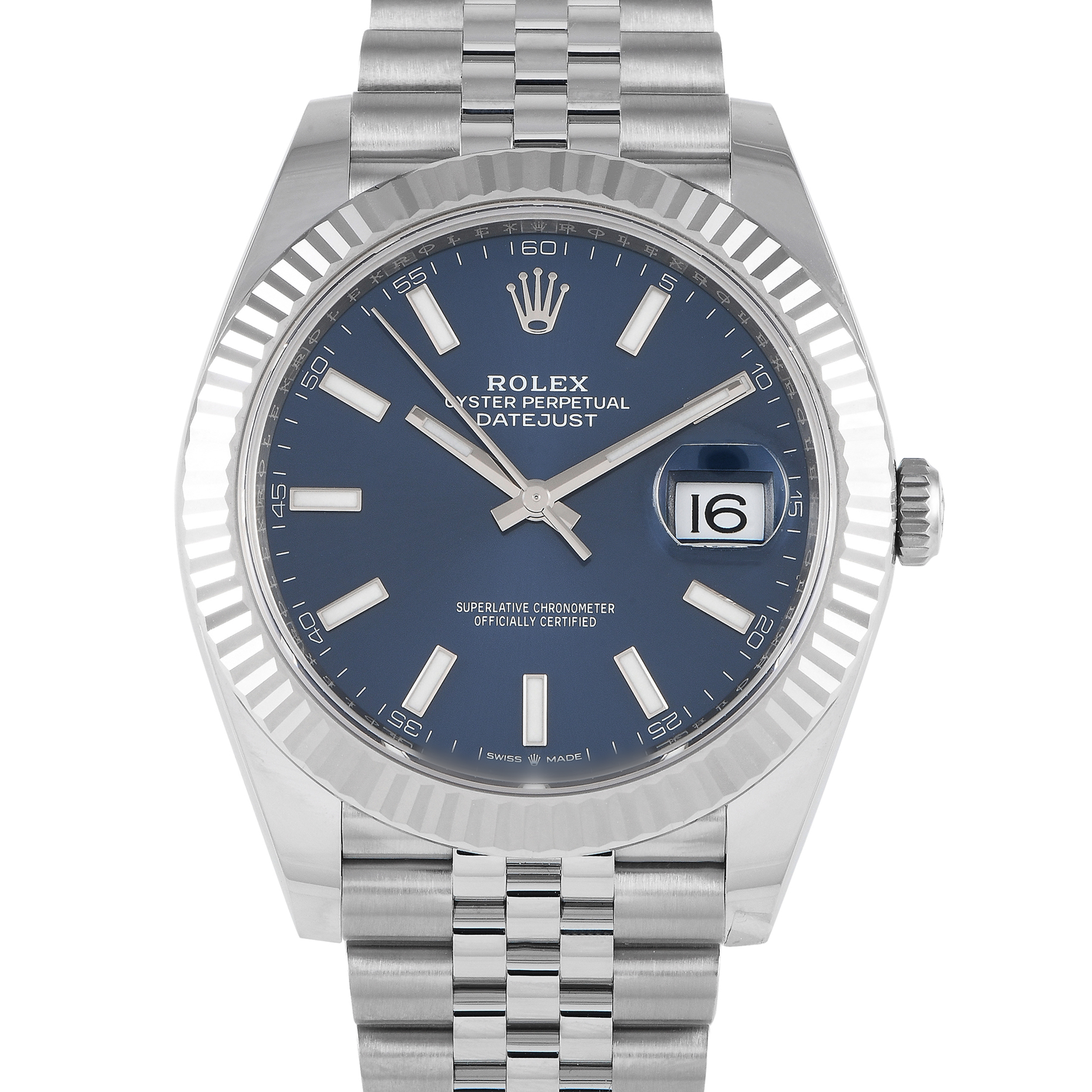 Rolex Datejust 41 Blue Dial Watch 126334