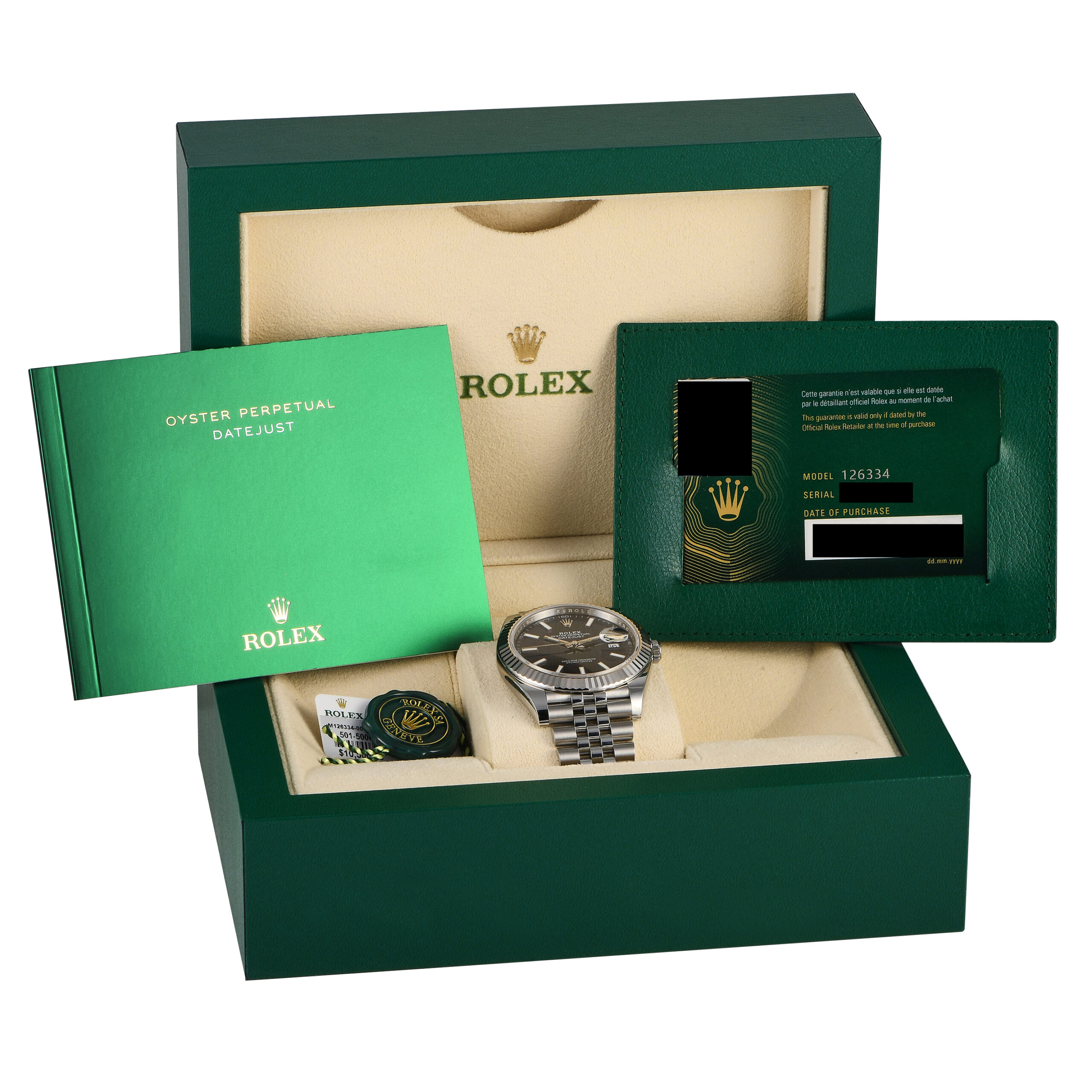 Rolex Datejust 41 Blue Dial Watch 126334
