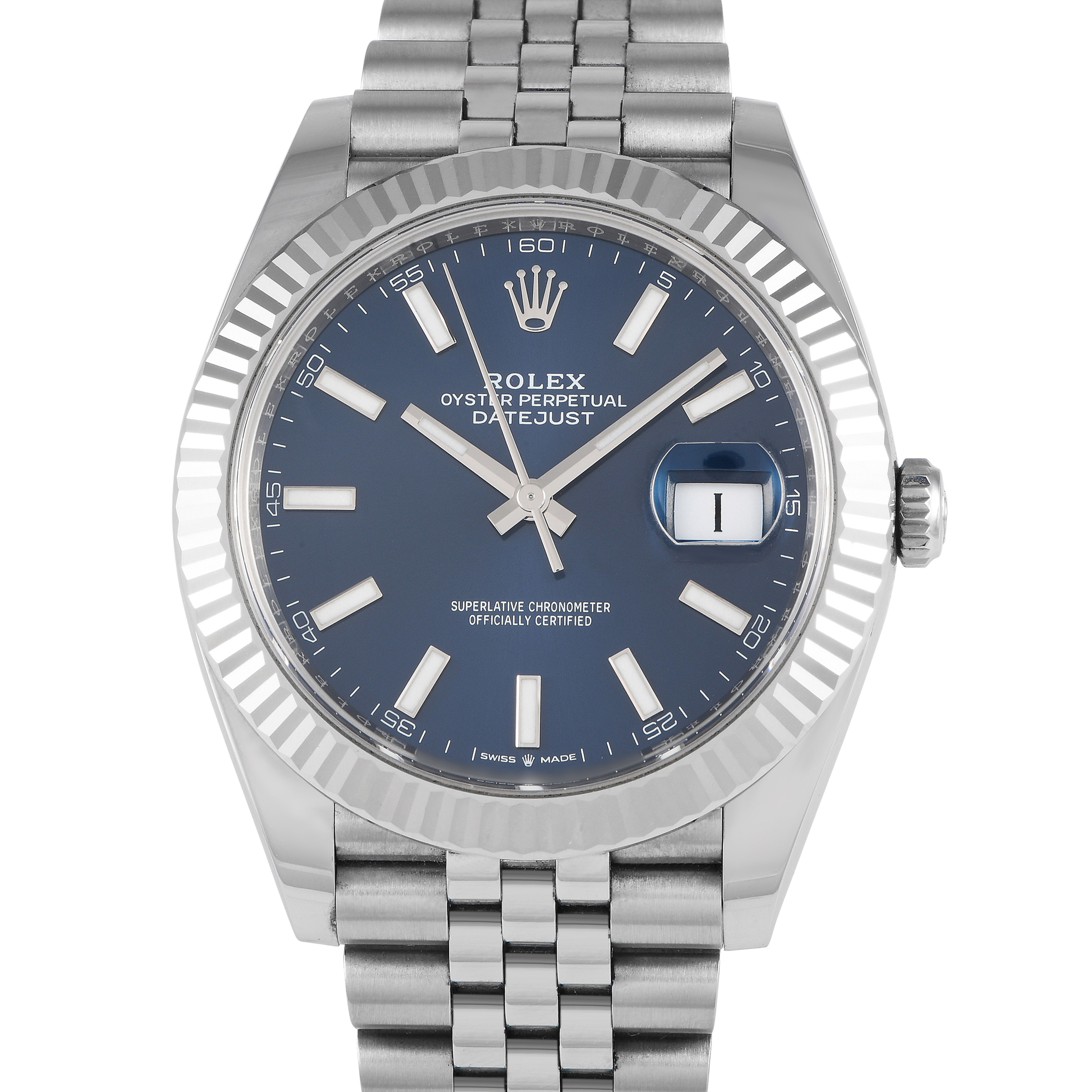 Rolex Datejust 41 Blue Dial Watch 126334