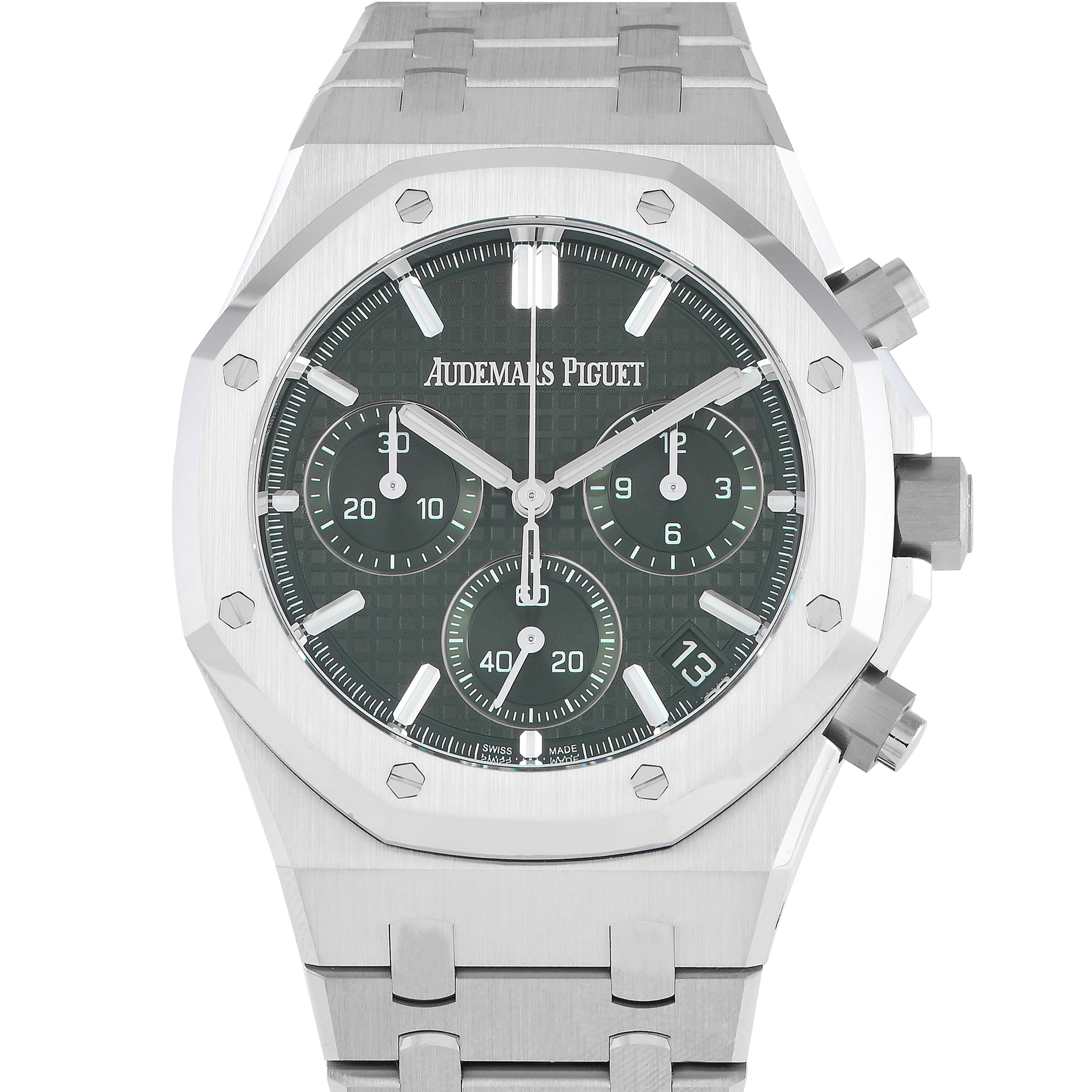 Audemars Piguet Royal Oak Chronograph Green Dial Watch 26240ST.OO.1320ST.08