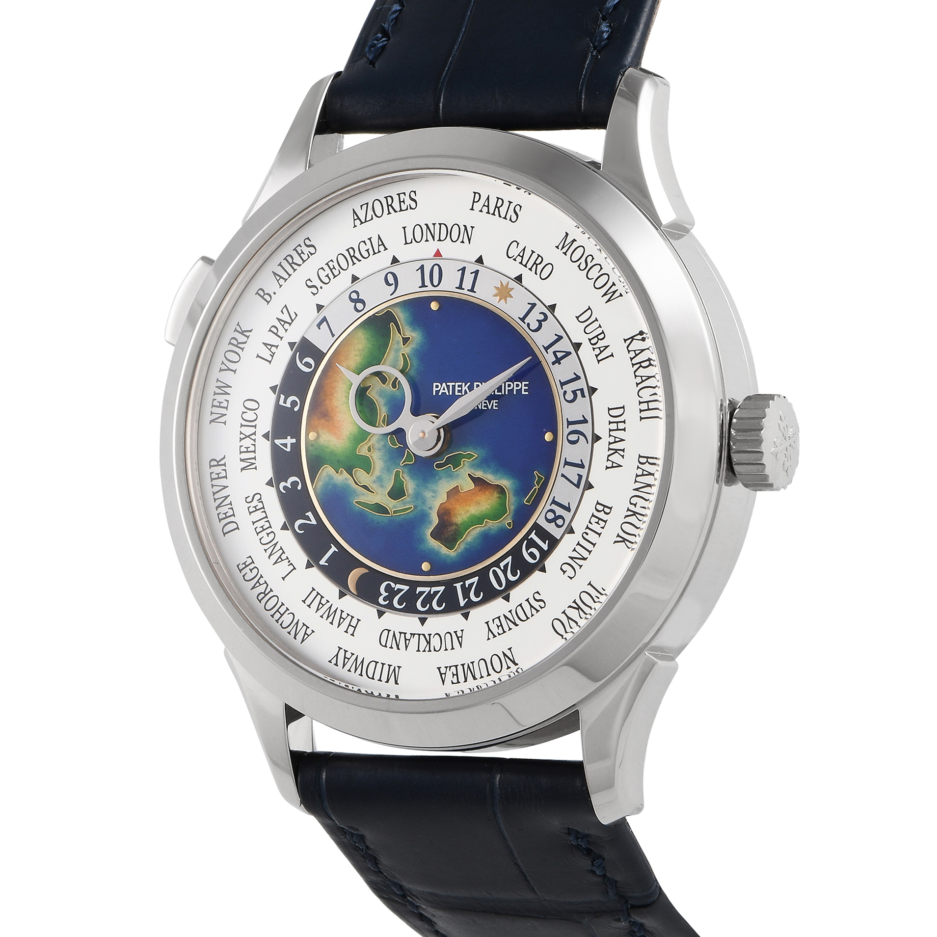 Patek Philippe Complications World Time White Gold Watch 5231G-001