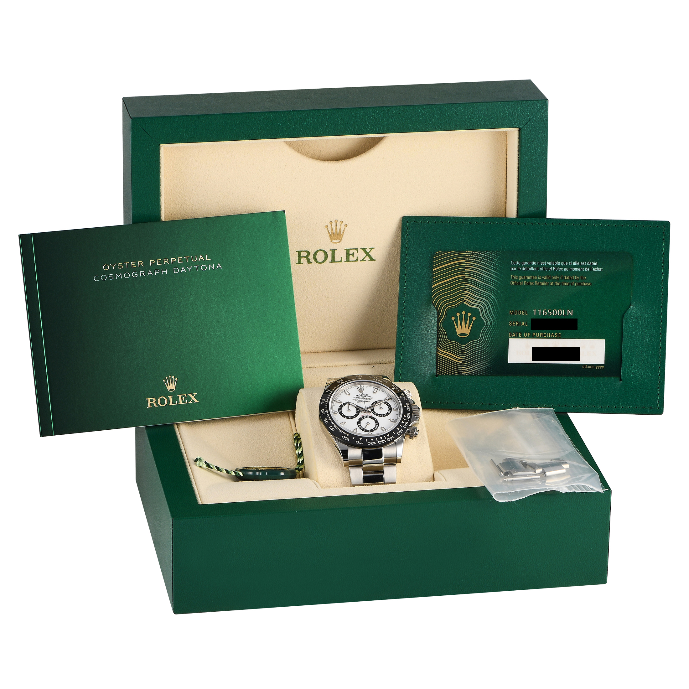 Rolex Daytona White Dial Watch 116500LN