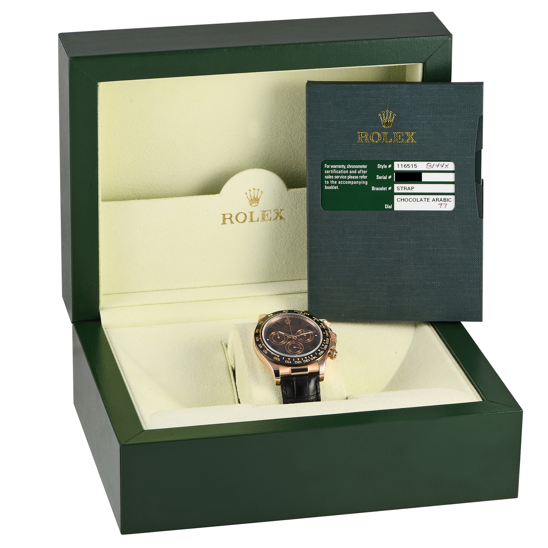 Rolex Daytona Chocolate Dial Watch 116515LN