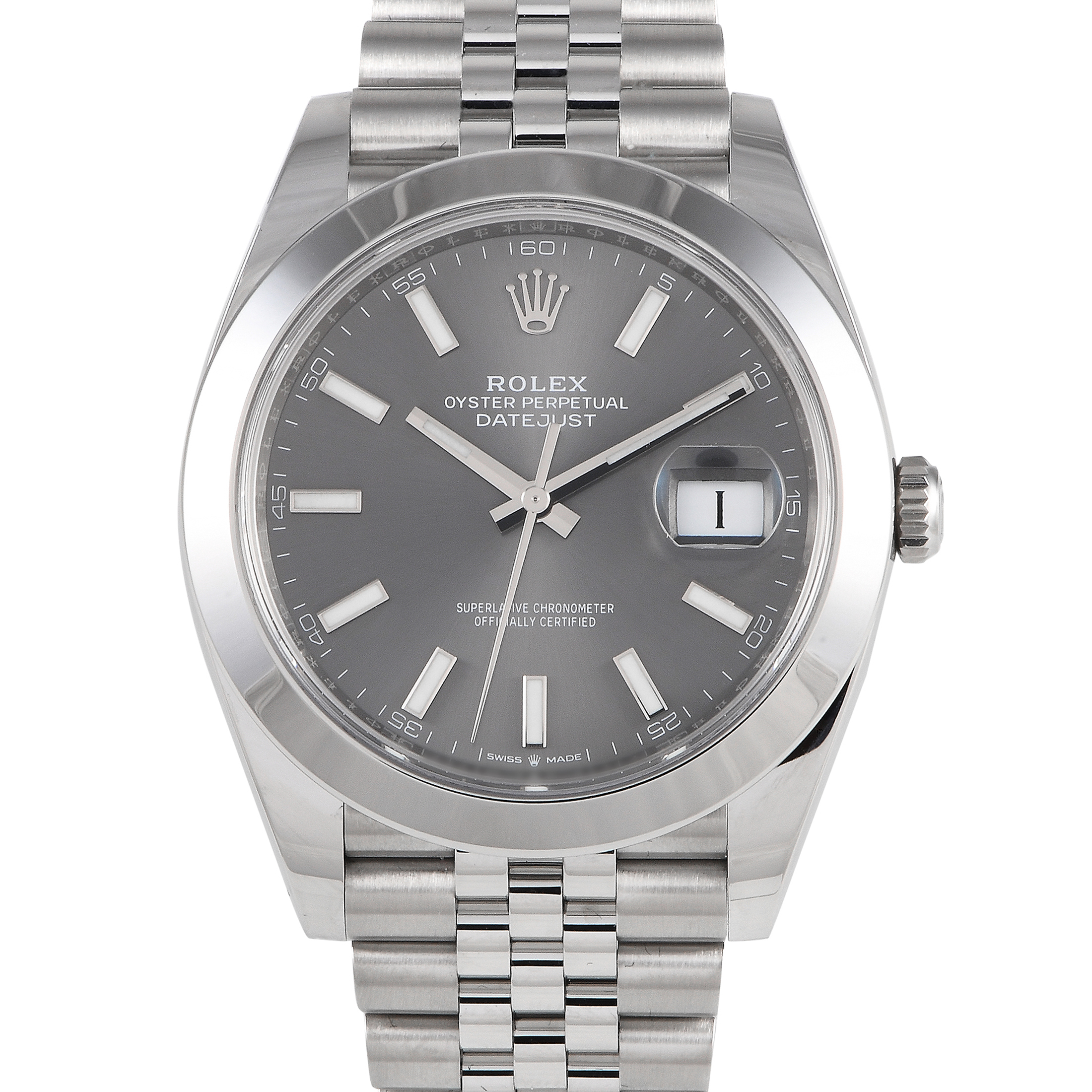 Rolex Datejust 41 Slate Dial Watch 126300