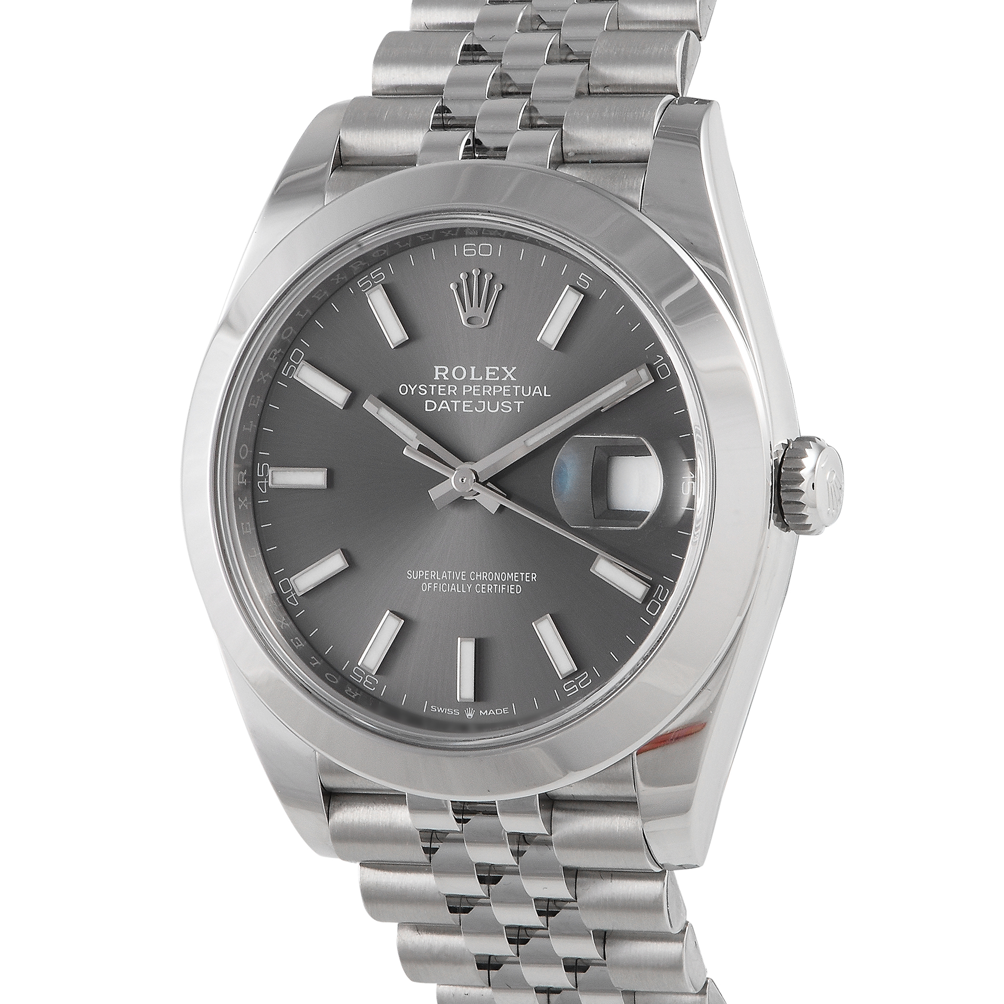 Rolex Datejust 41 Slate Dial Watch 126300