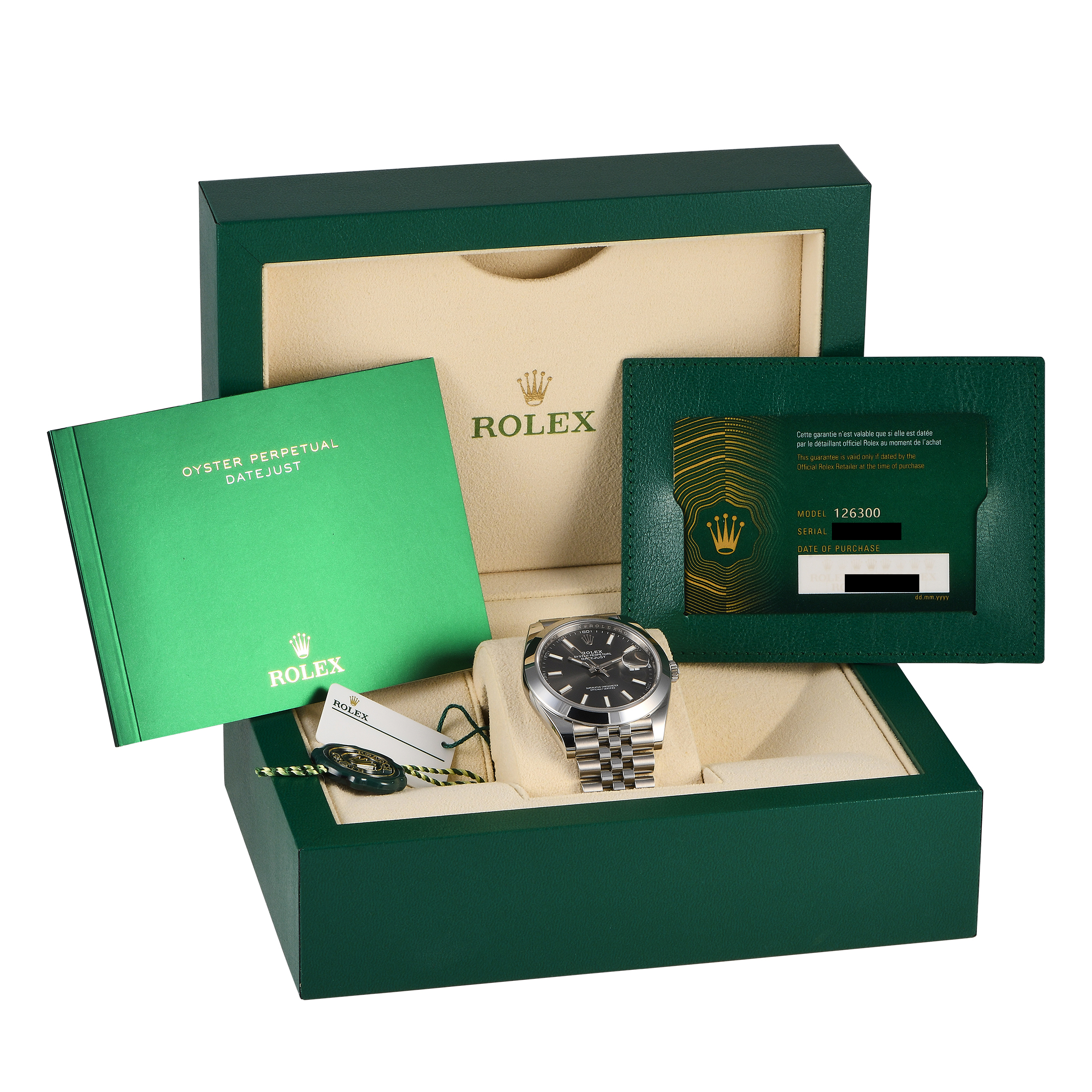 Rolex Datejust 41 Slate Dial Watch 126300