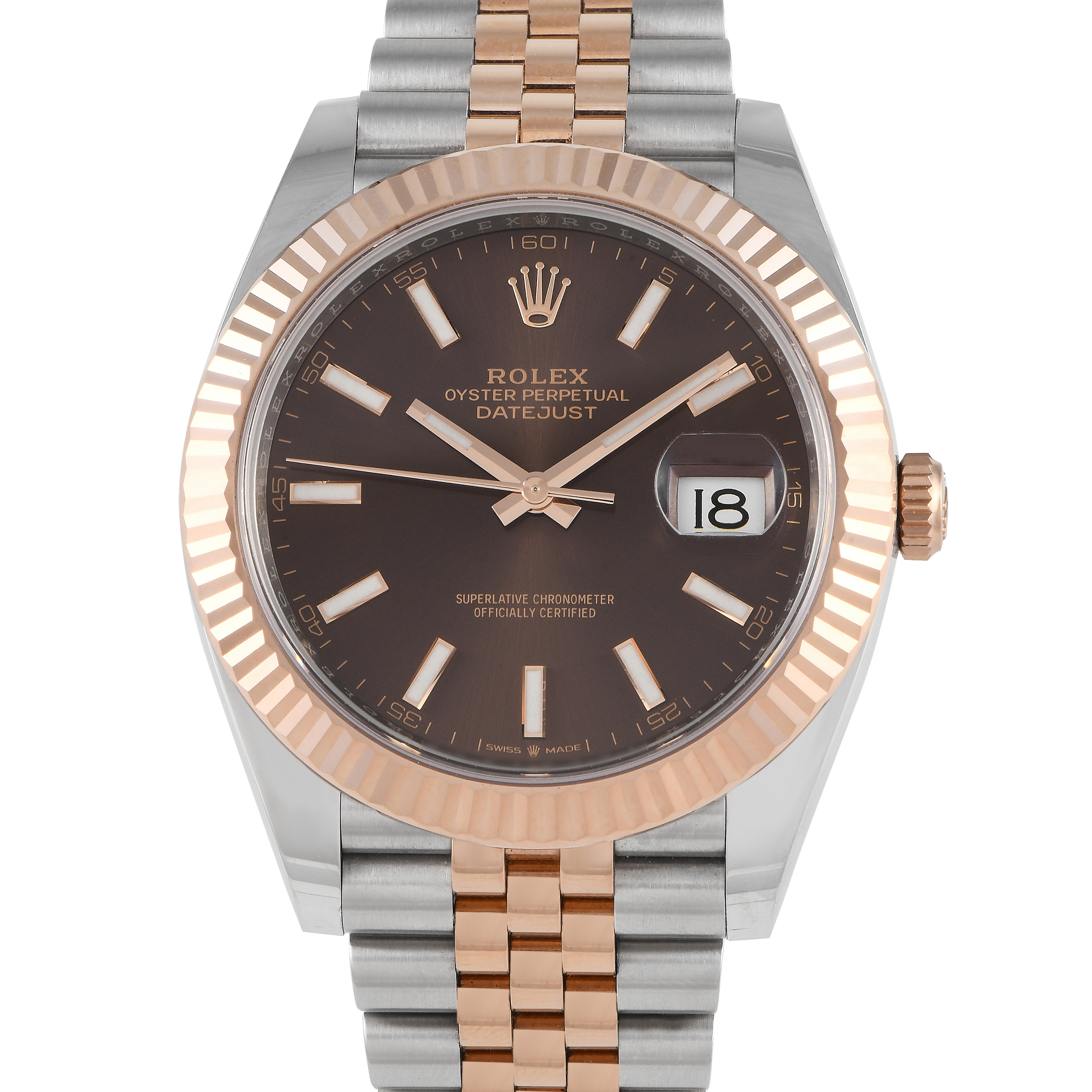 Rolex Datejust 41 Chocolate Dial Watch 126331