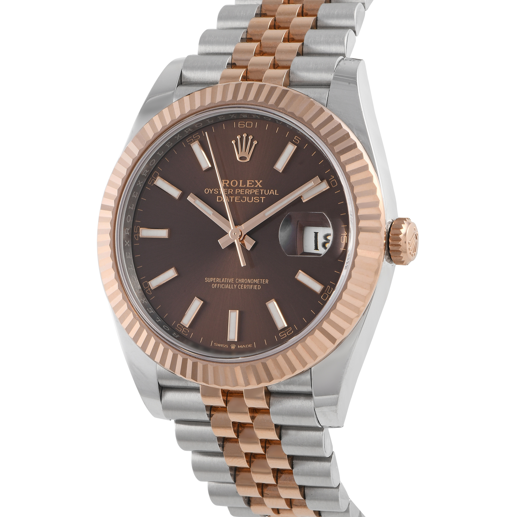 Rolex Datejust 41 Chocolate Dial Watch 126331