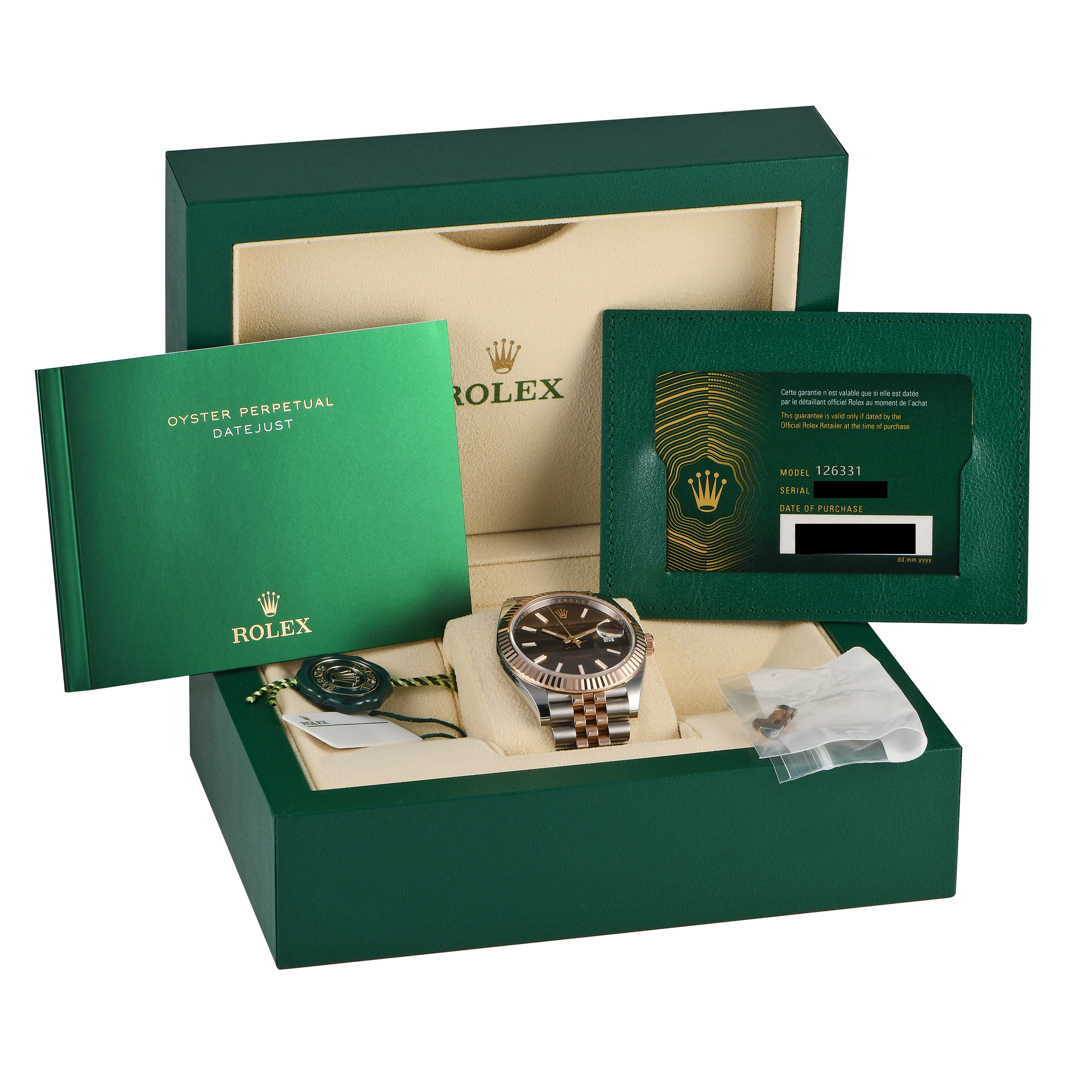Rolex Datejust 41 Chocolate Dial Watch 126331