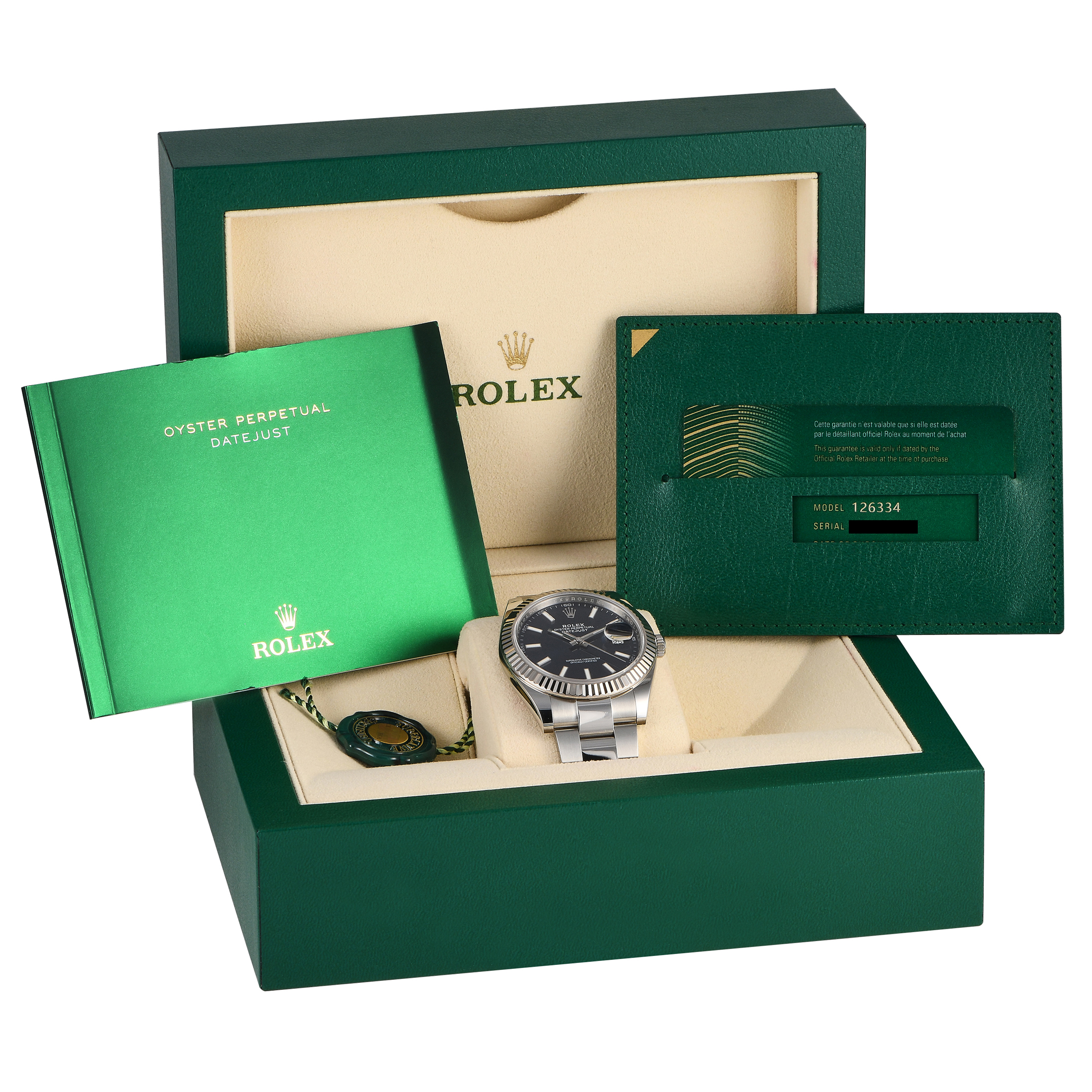Rolex Datejust 41 Blue Dial Watch 126334