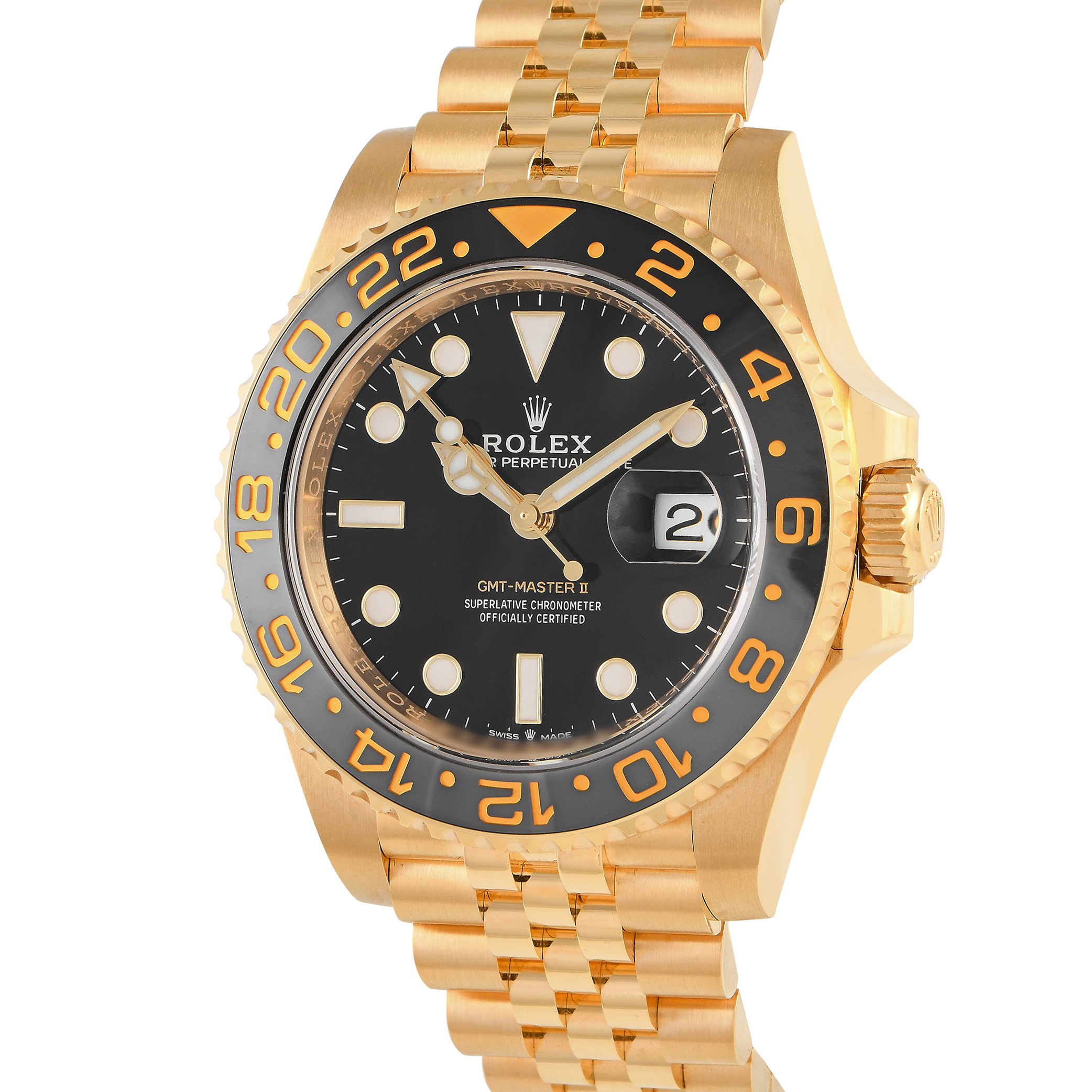 Rolex GMT-Master II Yellow Gold Watch 126718GRNR