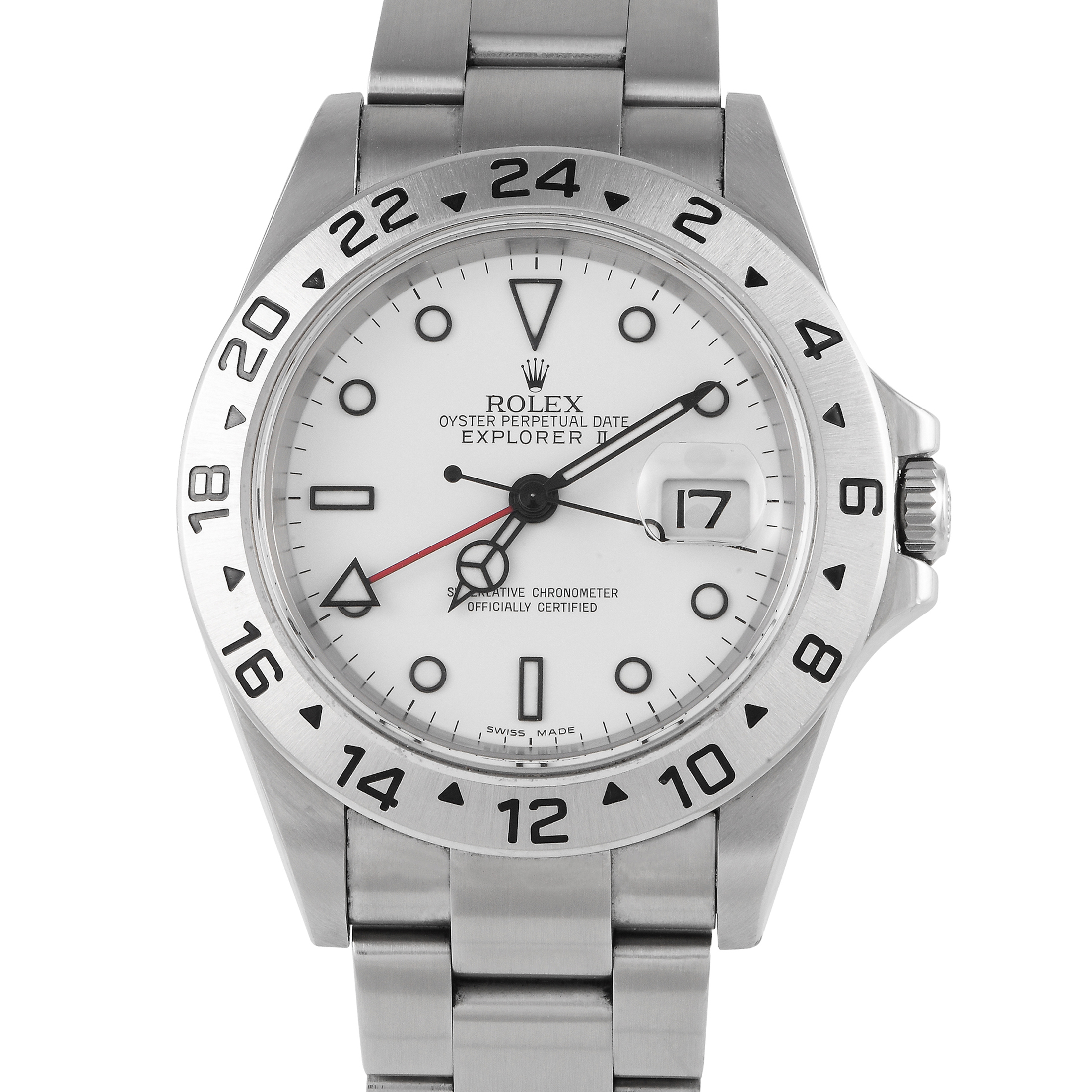 Rolex Explorer II White Dial Watch 16570