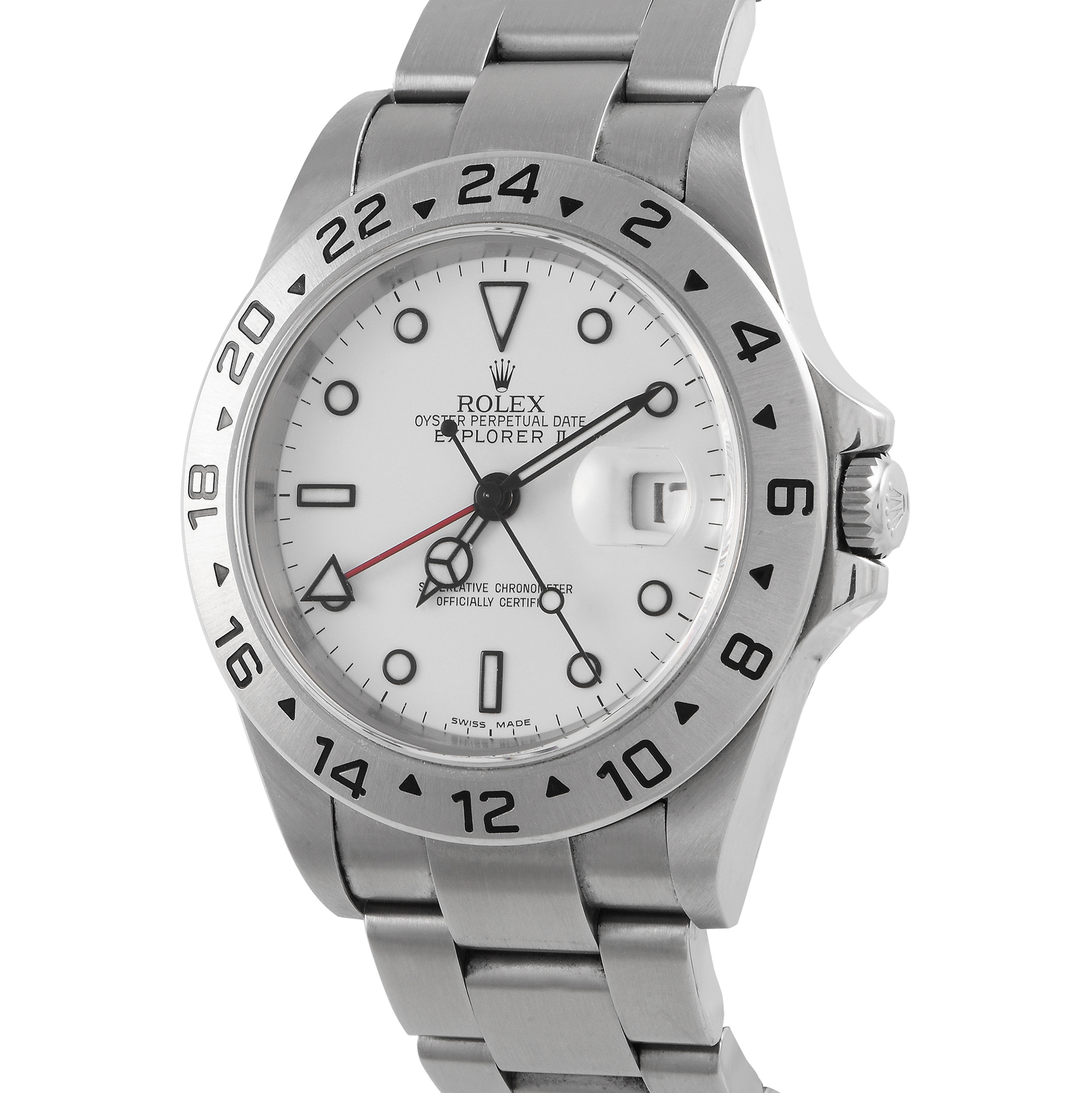 Rolex Explorer II White Dial Watch 16570