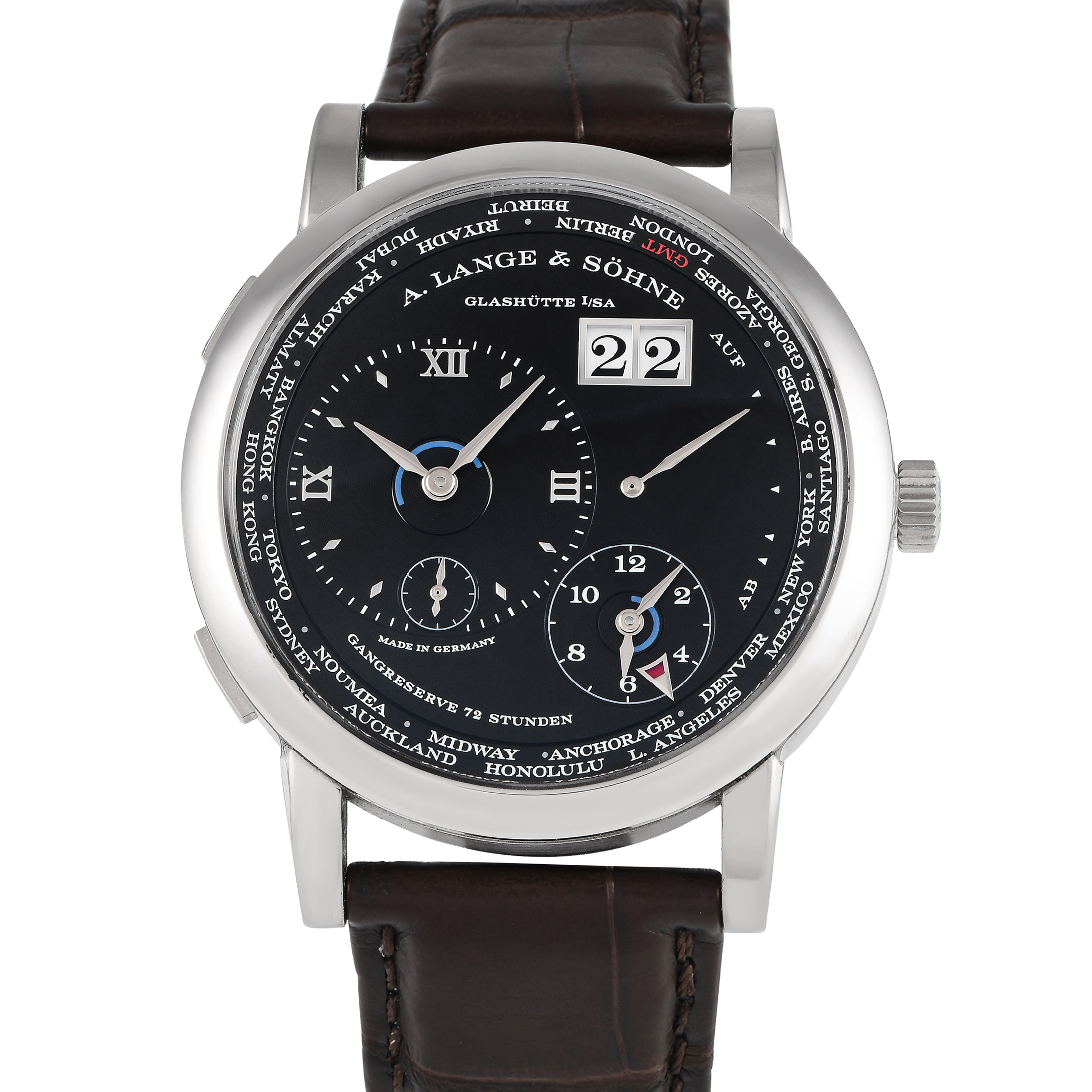 A. Lange & Sohne Lange 1 Time Zone Watch 136.029
