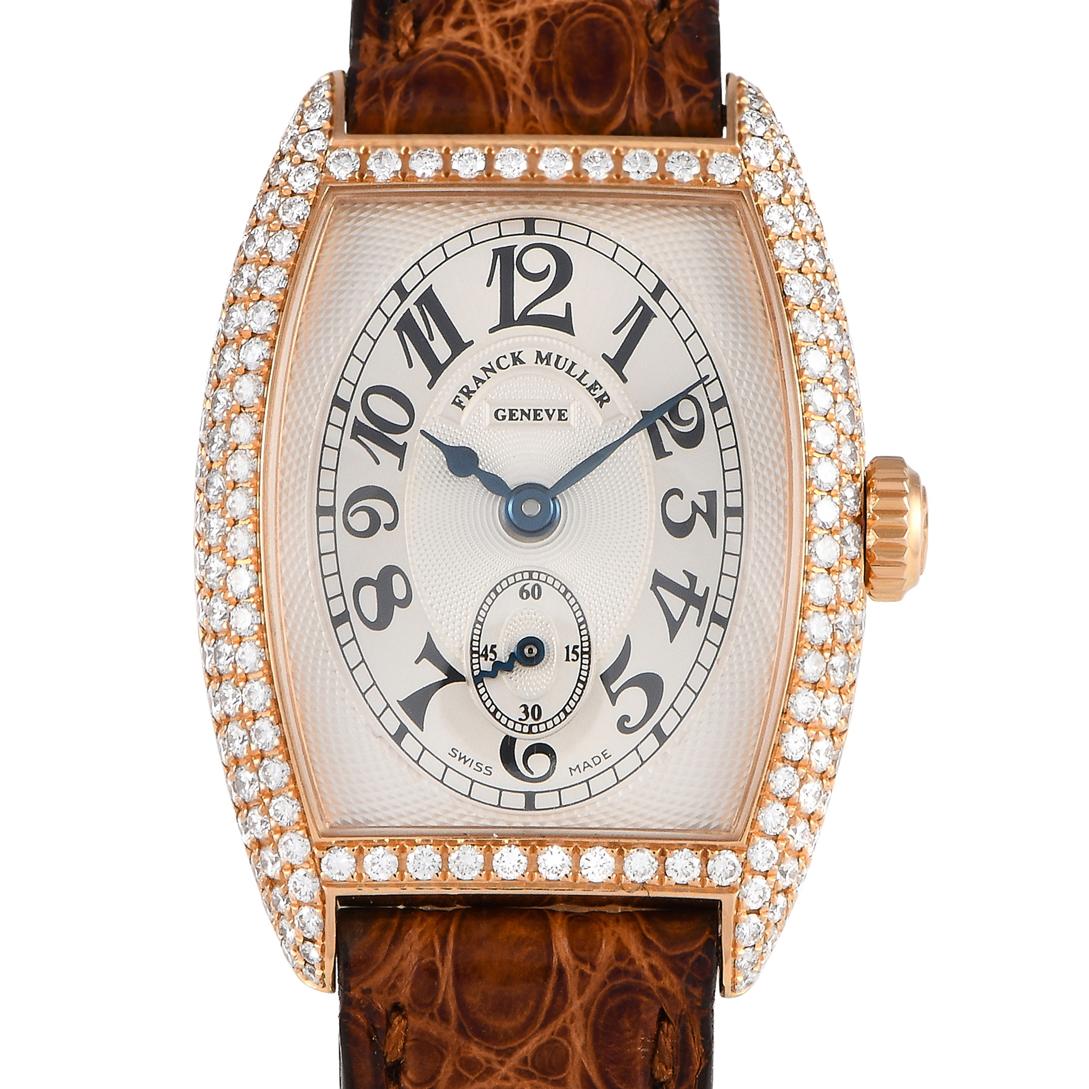 Franck Muller Cintrée Curvex Watch 1752 S6 PM D - 25mm - Silver