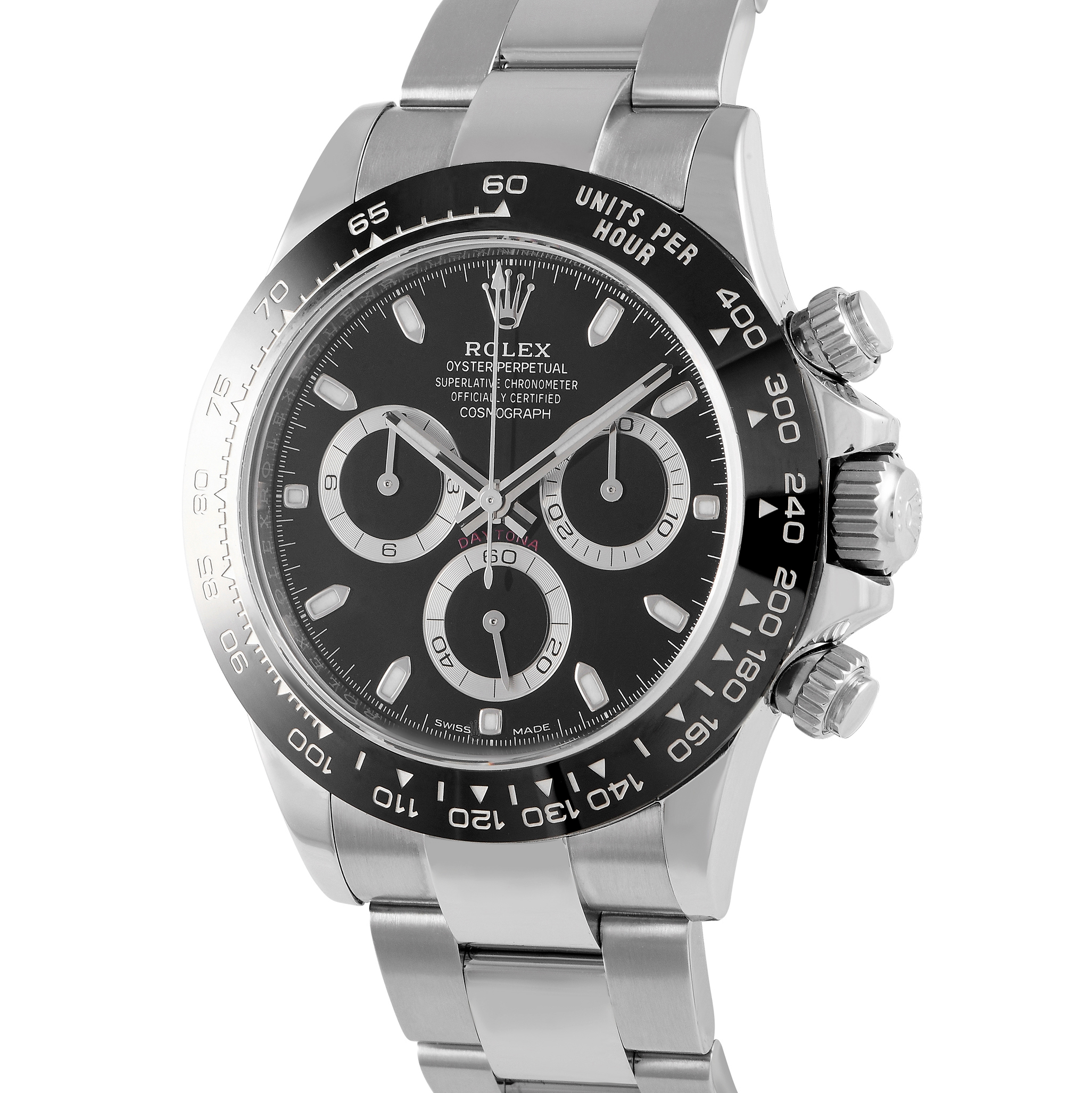 Rolex Daytona Black Dial Watch 166500LN