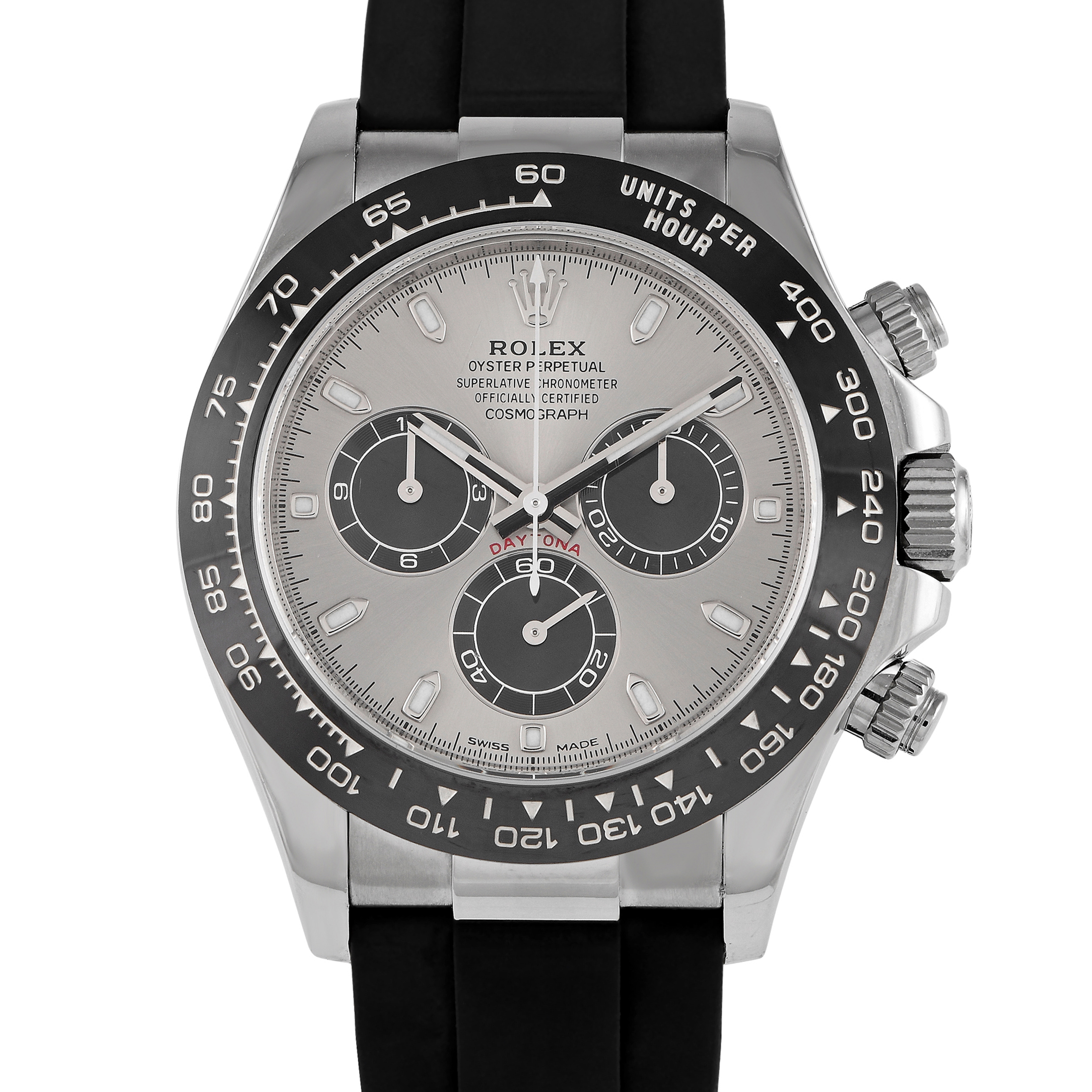 Rolex Daytona 18K White Gold Watch 116519LN