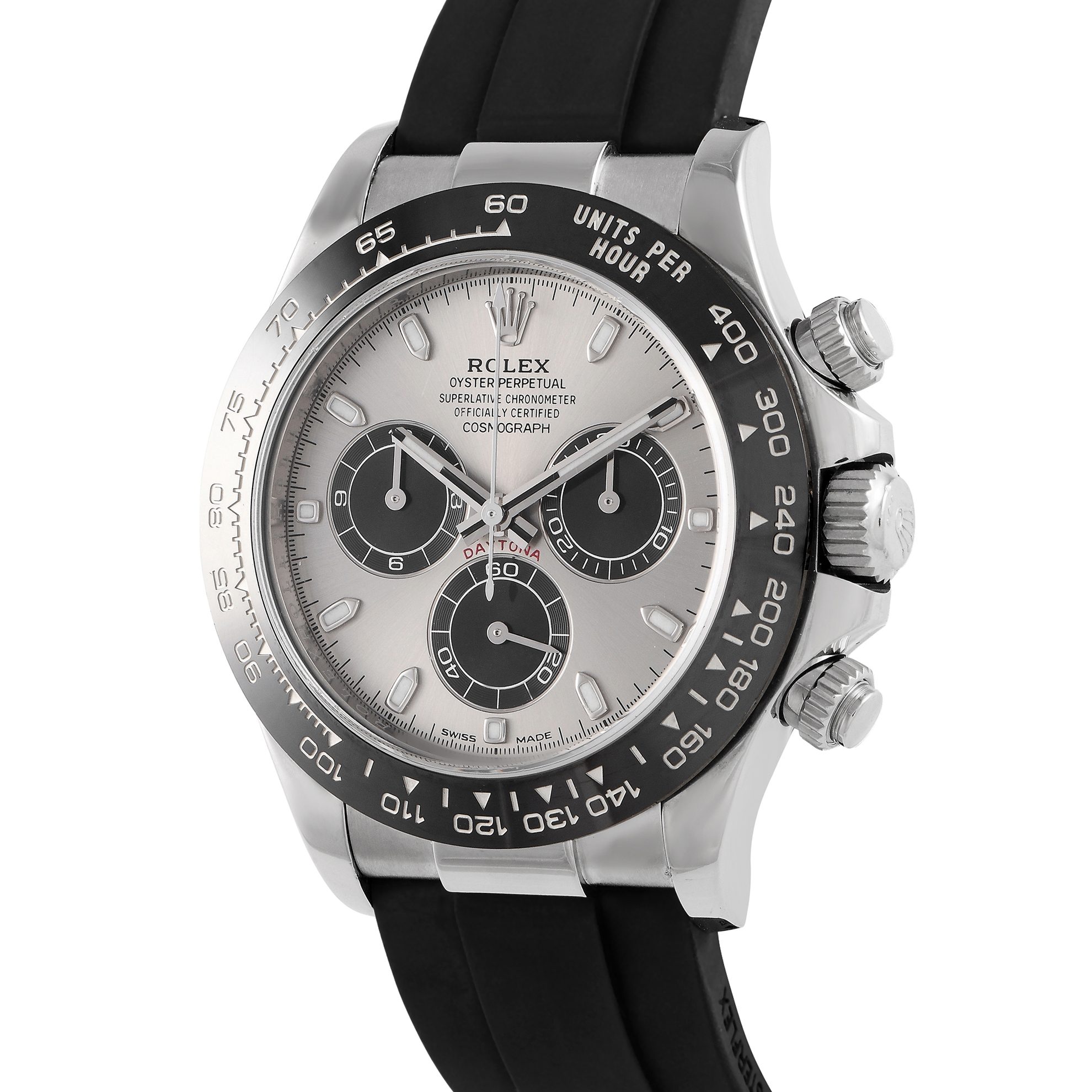 Rolex Daytona 18K White Gold Watch 116519LN