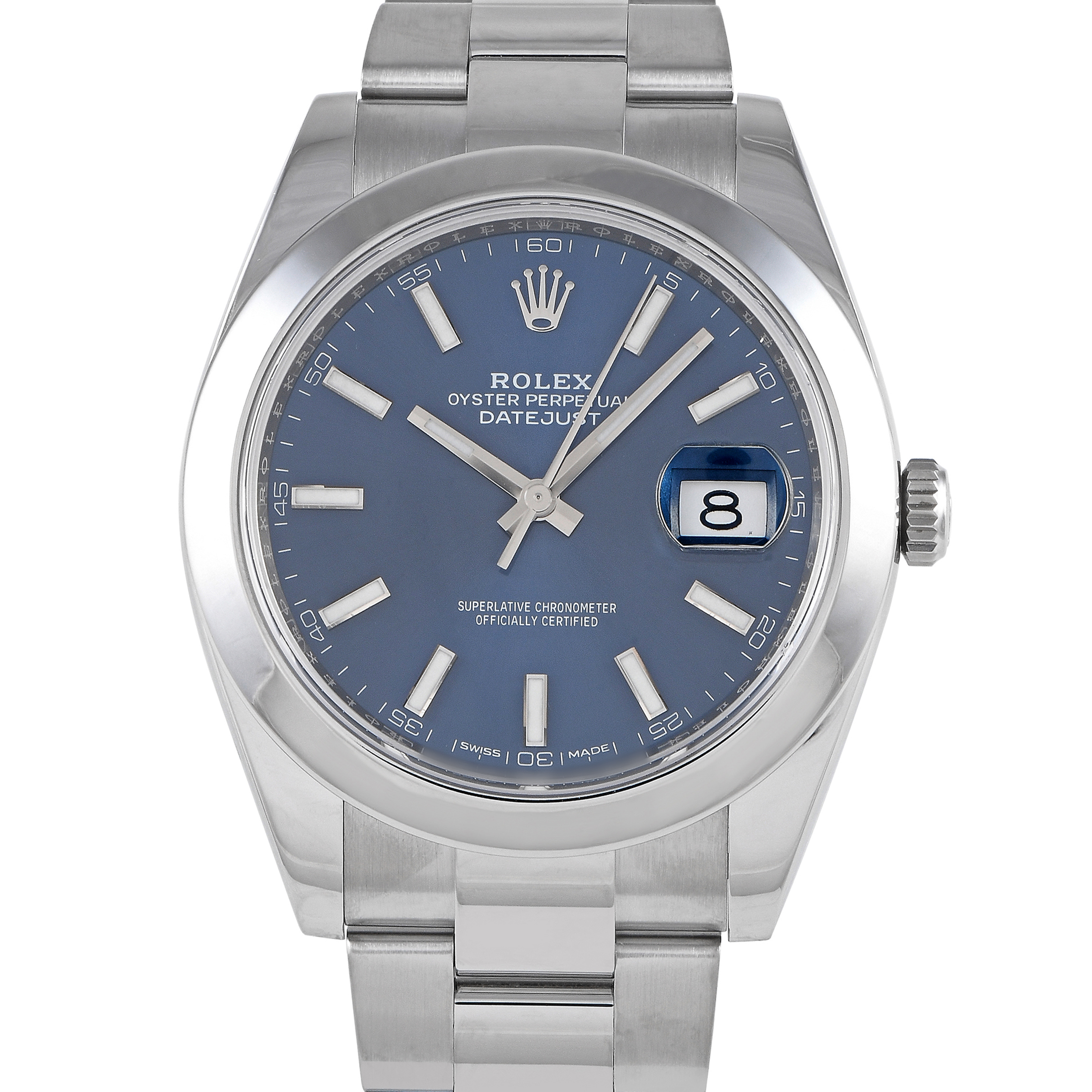 Rolex Datejust 41 Blue Dial Watch 126300