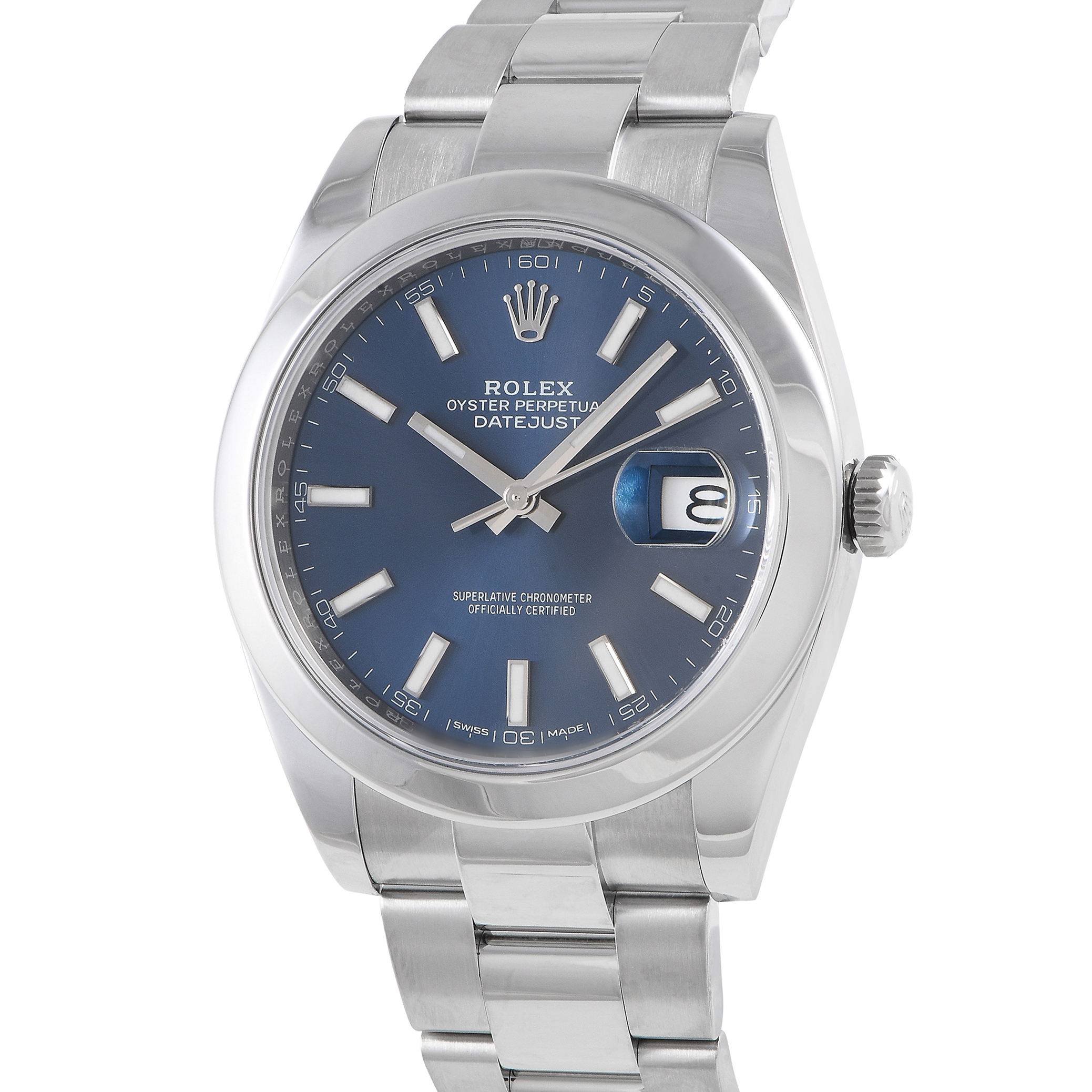Rolex Datejust 41 Blue Dial Watch 126300