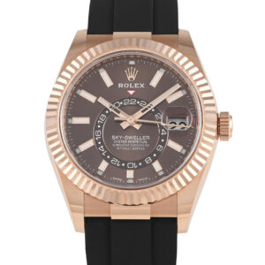 Rolex Sky-Dweller 18K Everose Gold Watch 326235