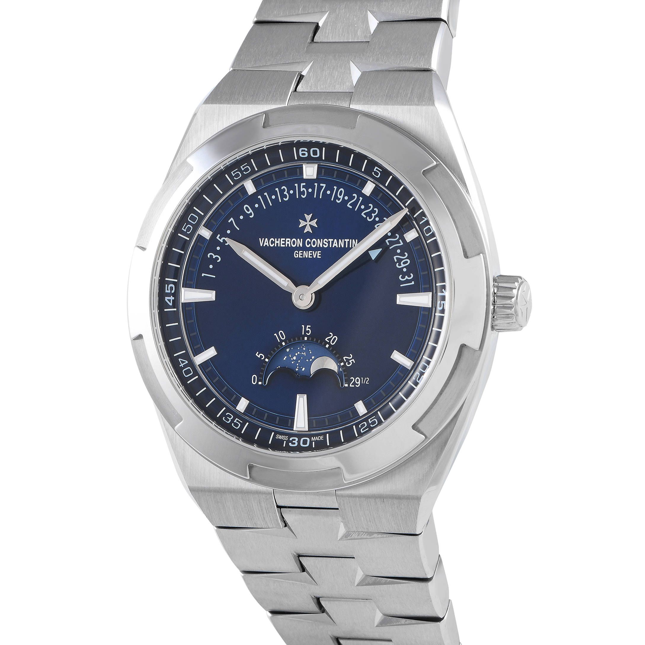 Vacheron Constantin Overseas Moon Phase Retrograde Date Watch 4000V/210A-B911