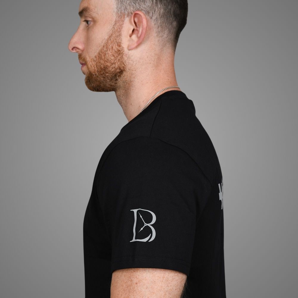 Luxury Bazaar Black "Unauthorized Dealer"® Crewneck T-Shirt