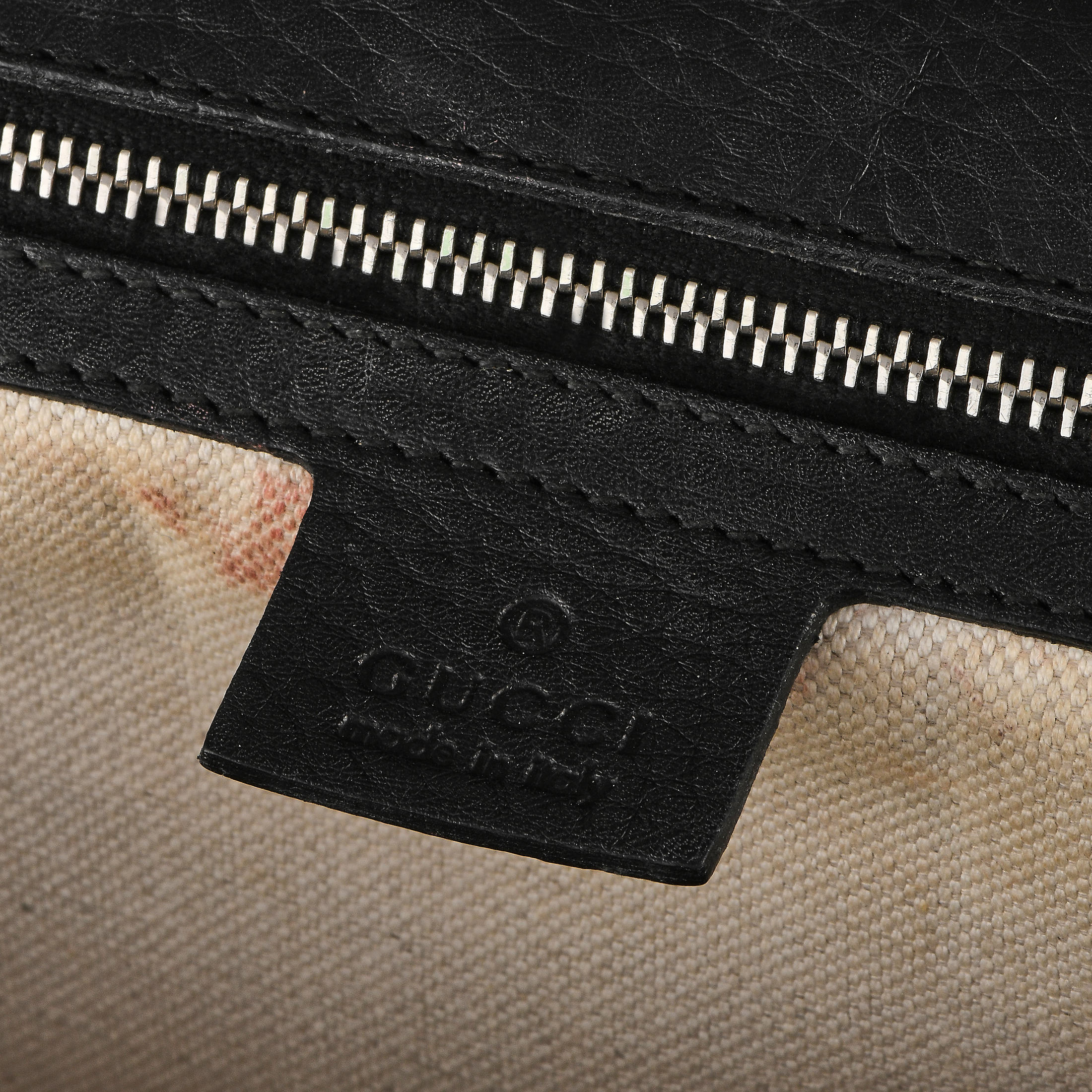 Gucci Bamboo Top Handle Tassel Leather Bag