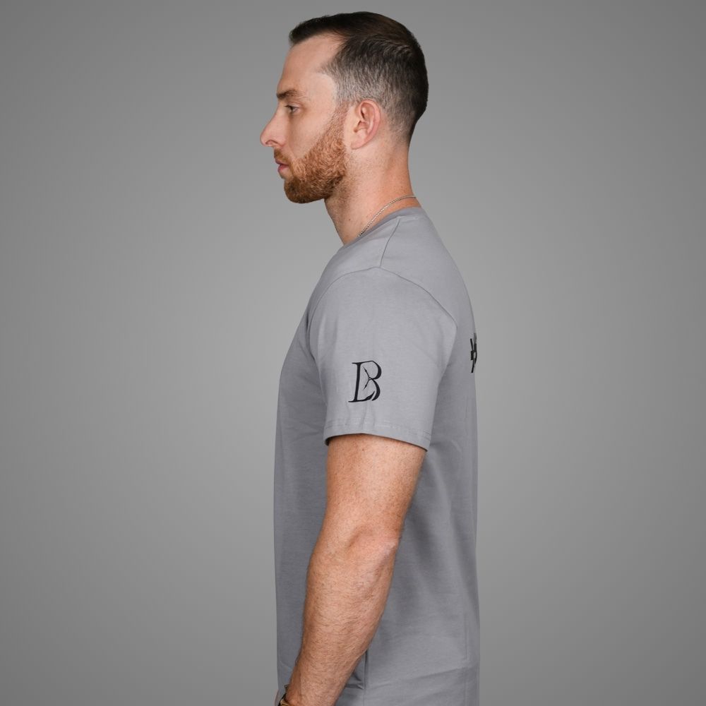 Luxury Bazaar Gray "Unauthorized Dealer"® Crewneck T-Shirt