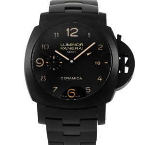 Officine Panerai Luminor 1950 Tuttonero 3 Days GMT Ceramic Watch PAM00438