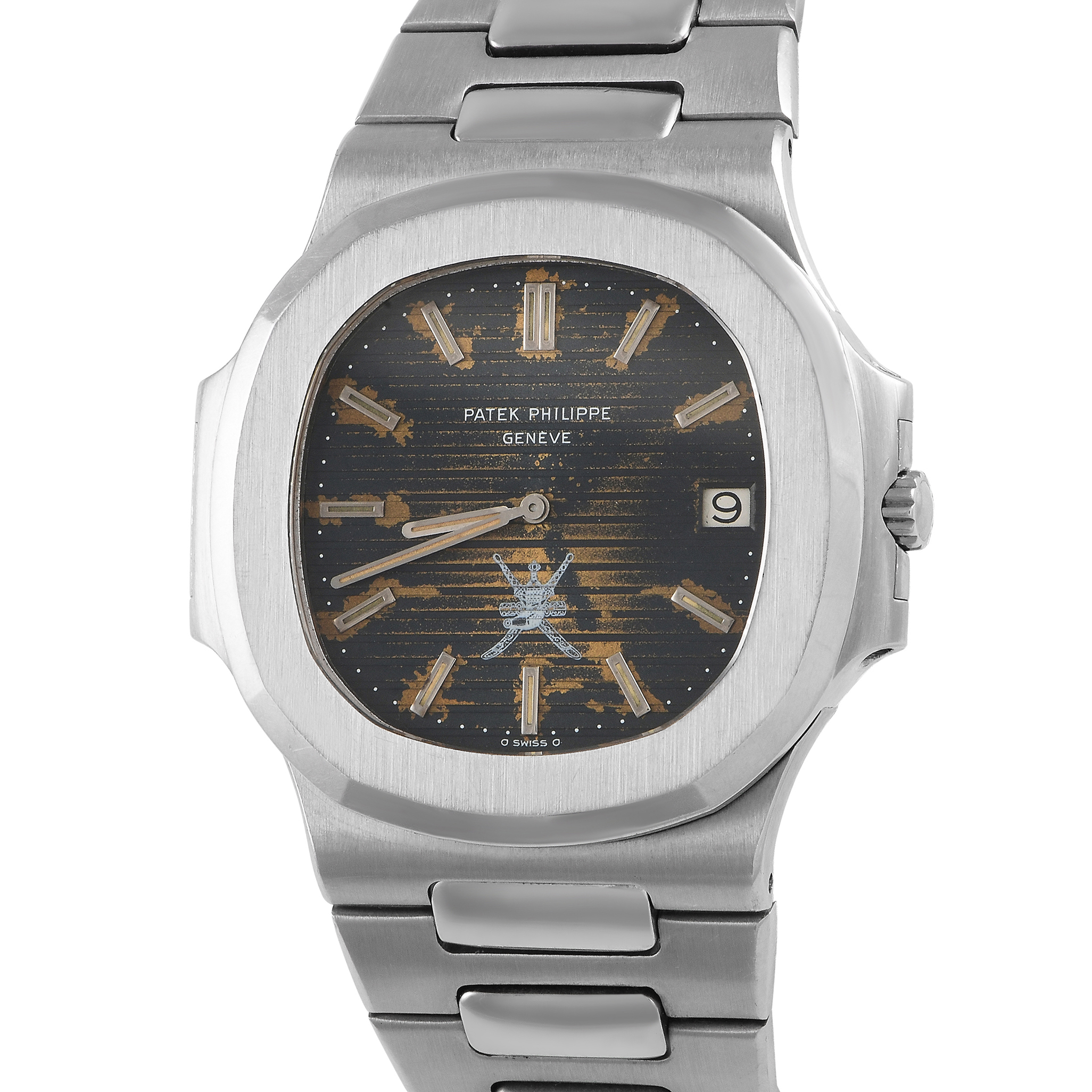 Patek Philippe steel watches　高級時計 Patek Philippe Nautilus Jumbo Khanjar Watch 3700/1 - 42mm - Black - -