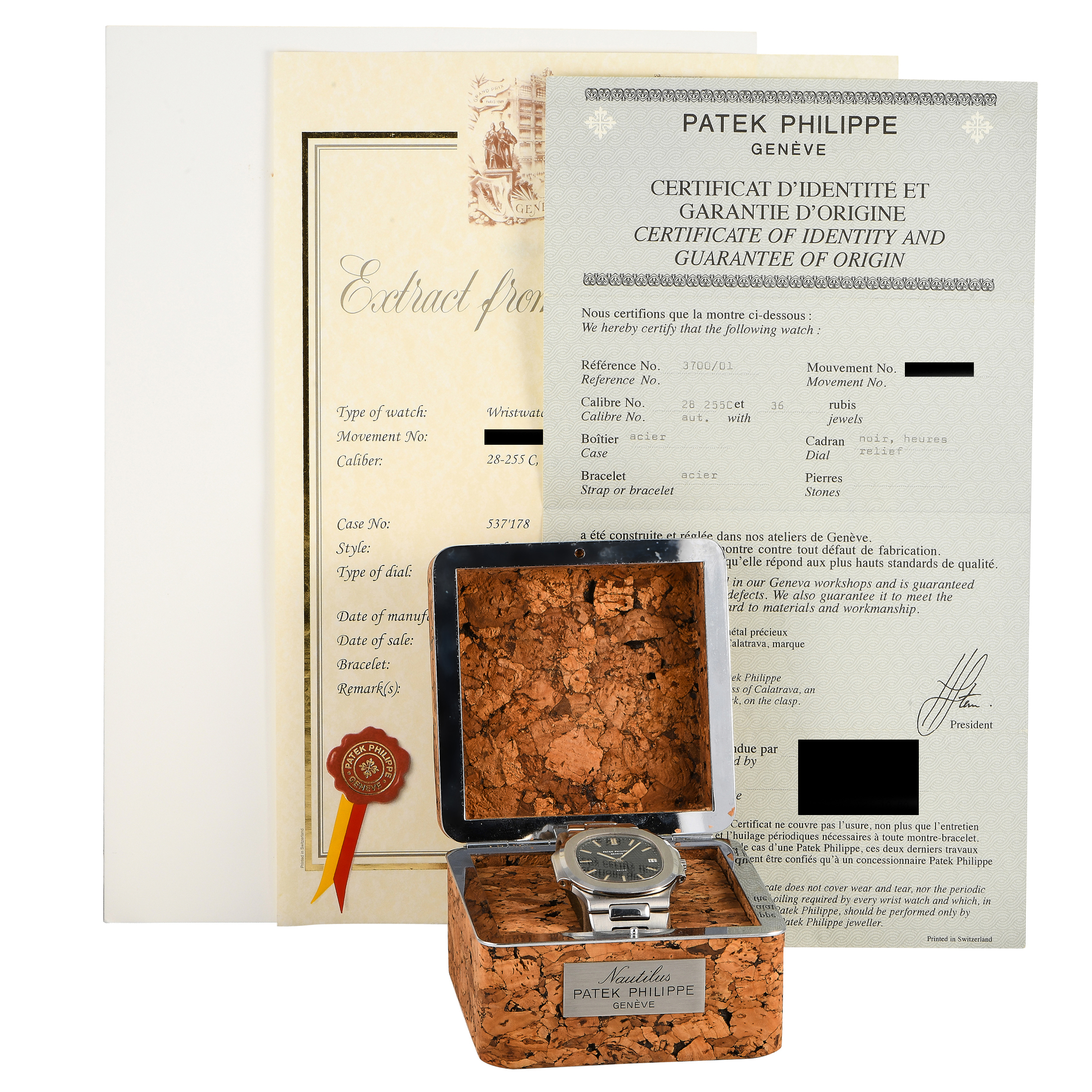 Patek Philippe Nautilus Watch 3700/1