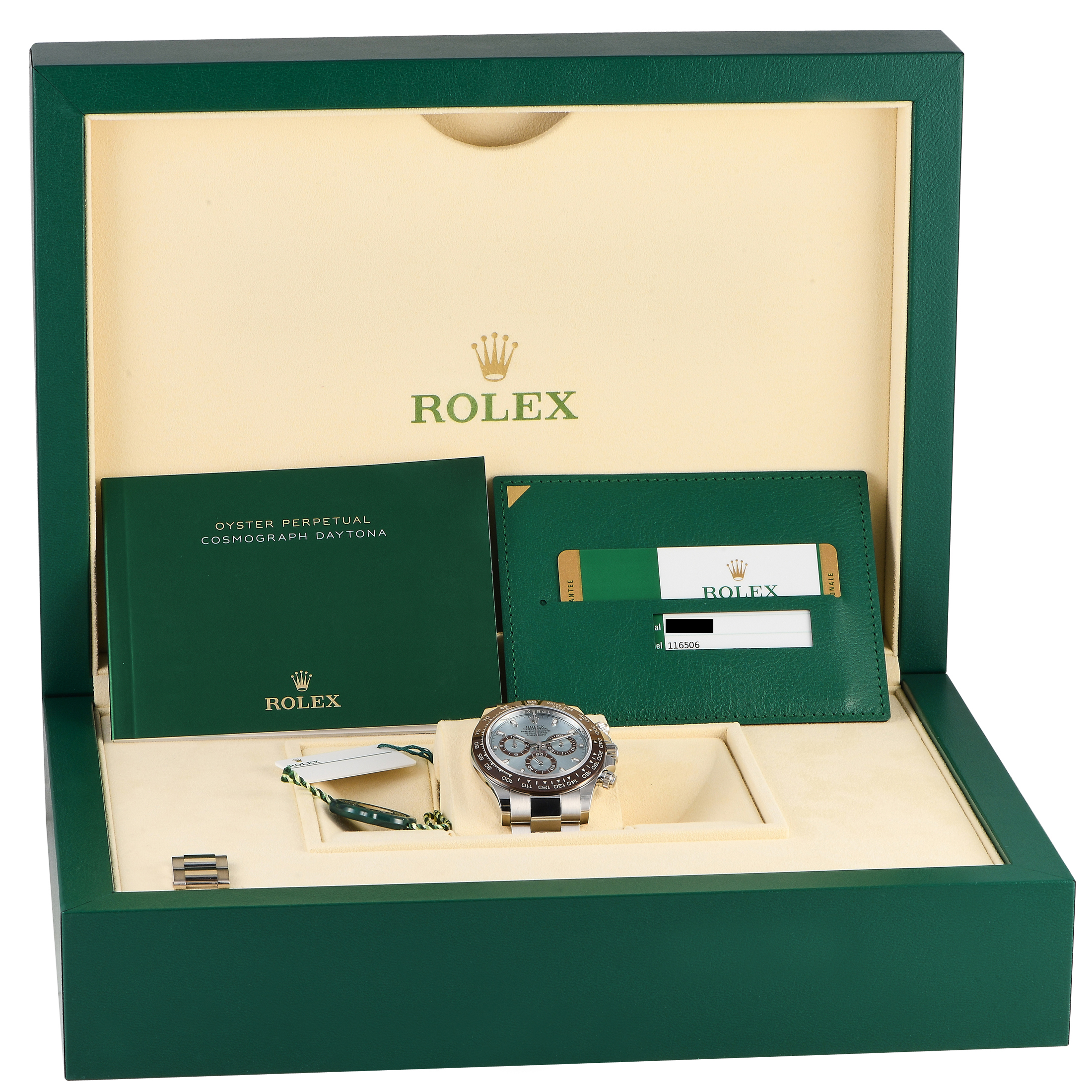 Rolex Daytona Platinum Ice Blue Dial Watch 116506