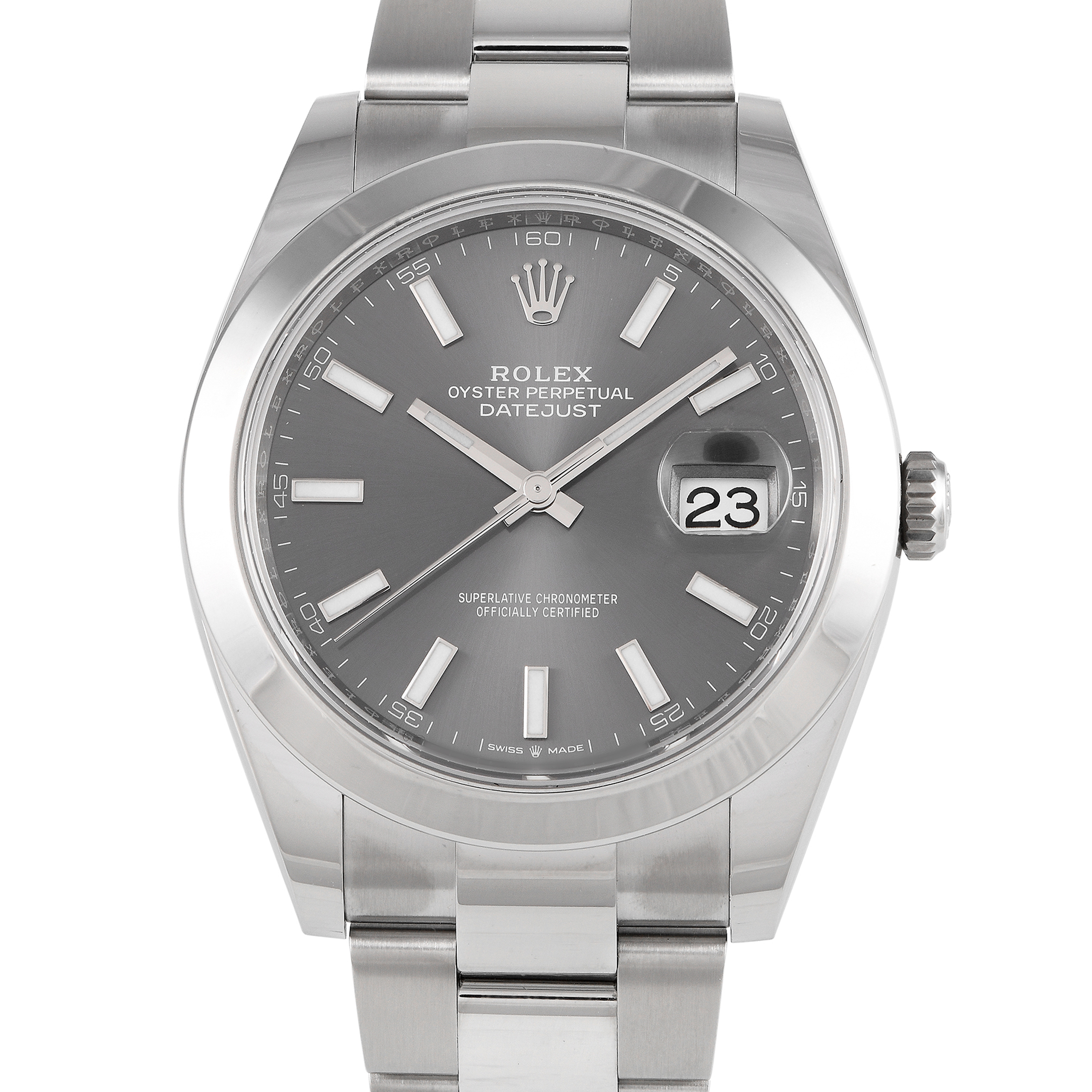 Rolex Datejust 41 Slate Dial Watch 126300