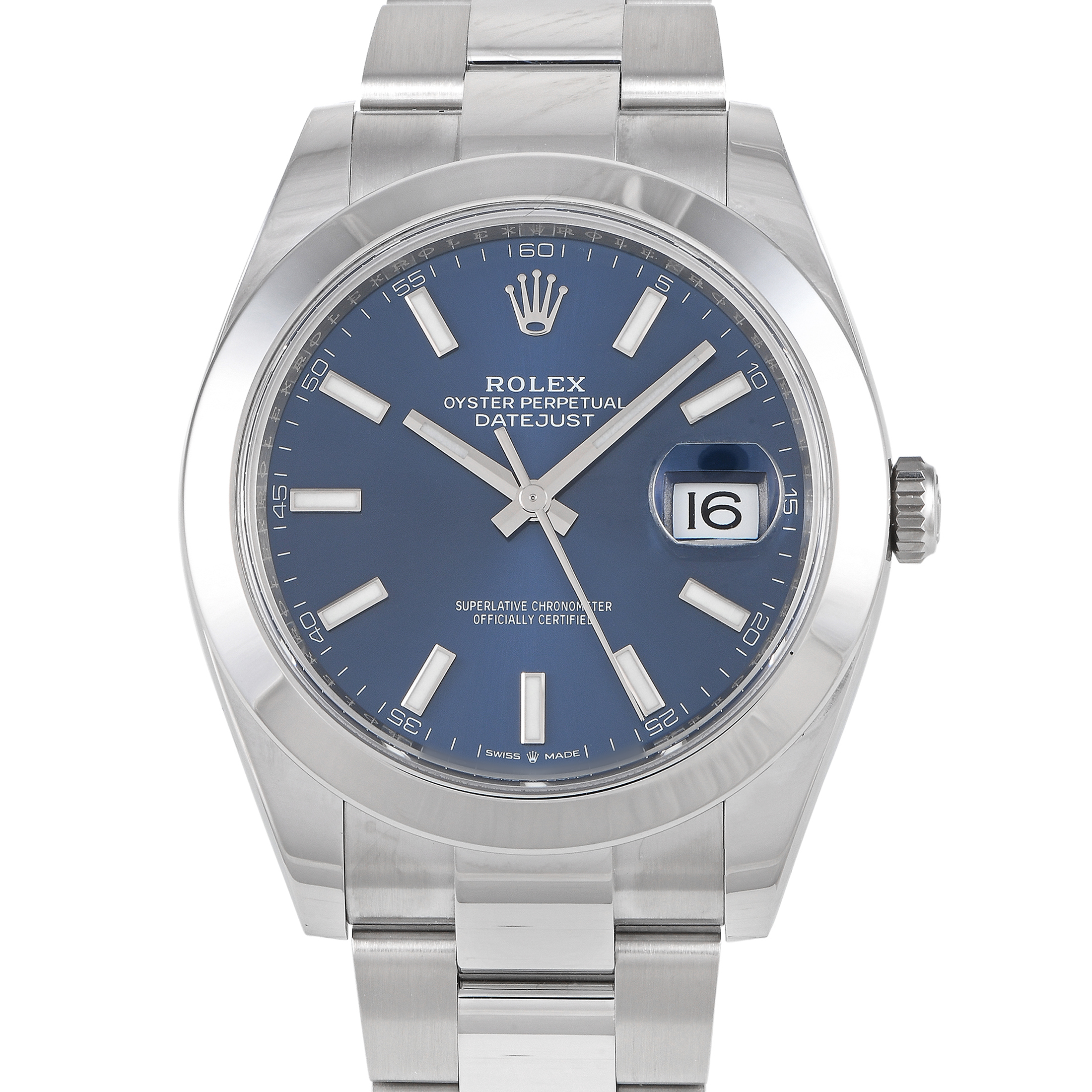 Rolex Datejust 41 Blue Dial Watch 126300