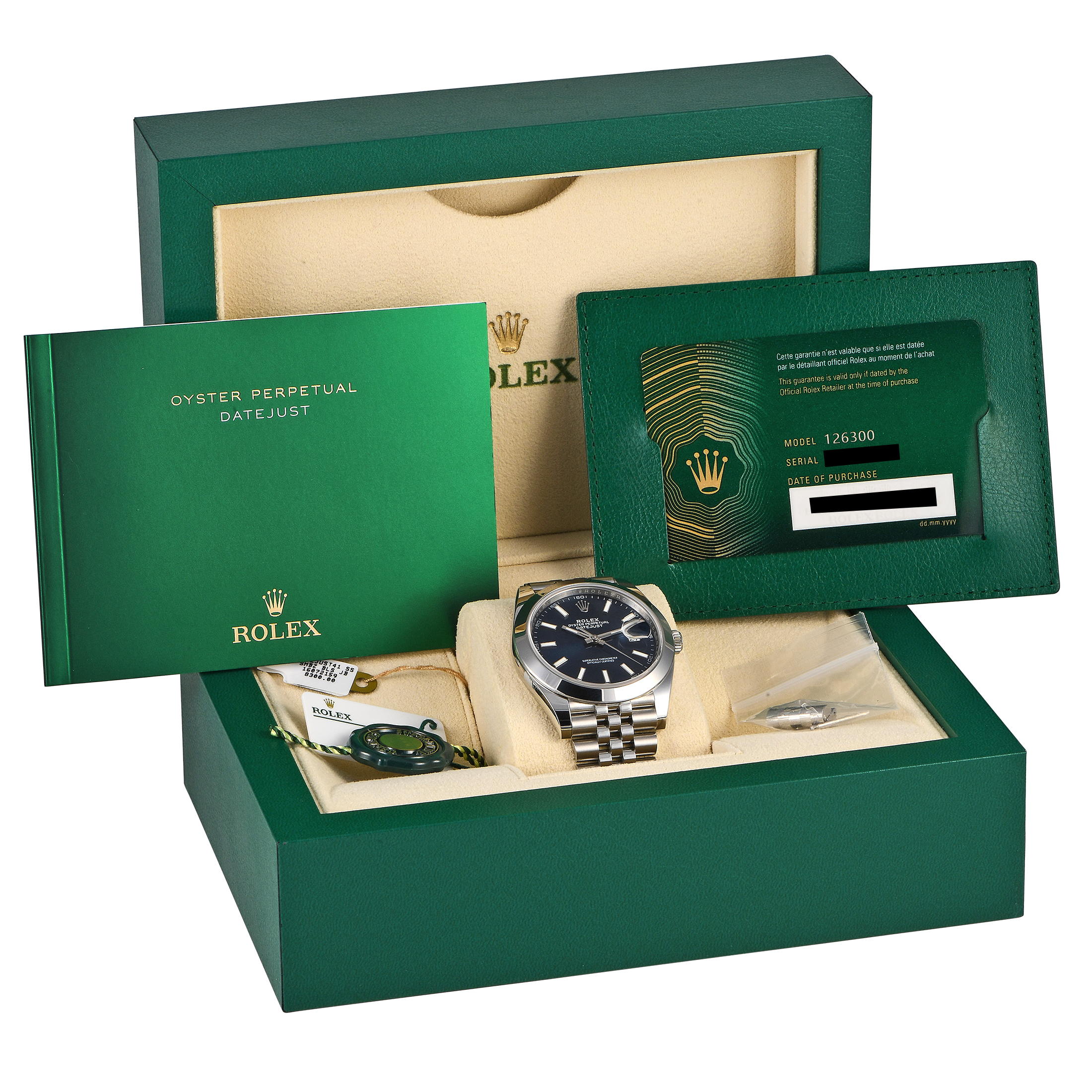 Rolex Datejust 41 Bright Blue Dial Watch 126300