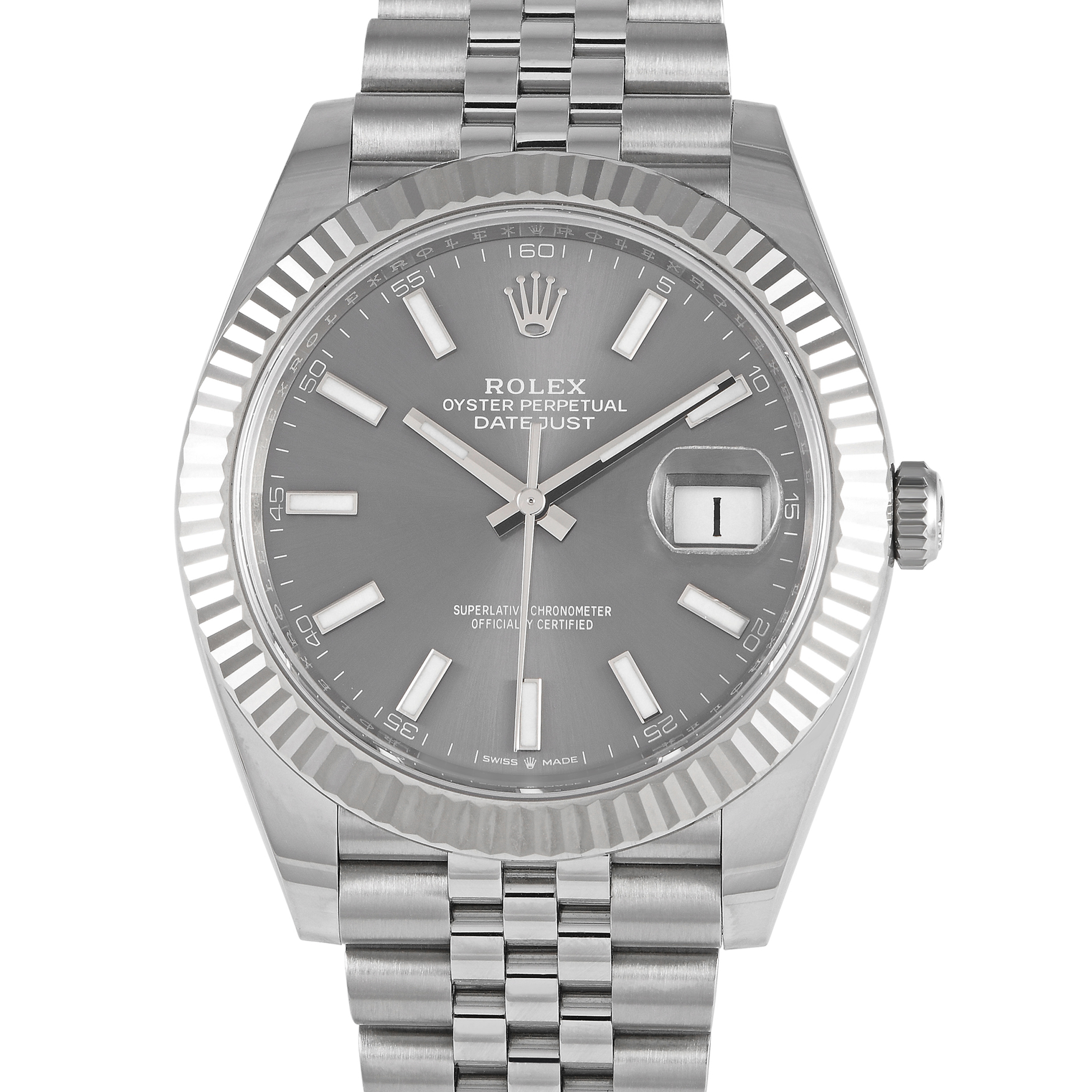 Rolex Datejust 41 Slate Dial Watch 126334