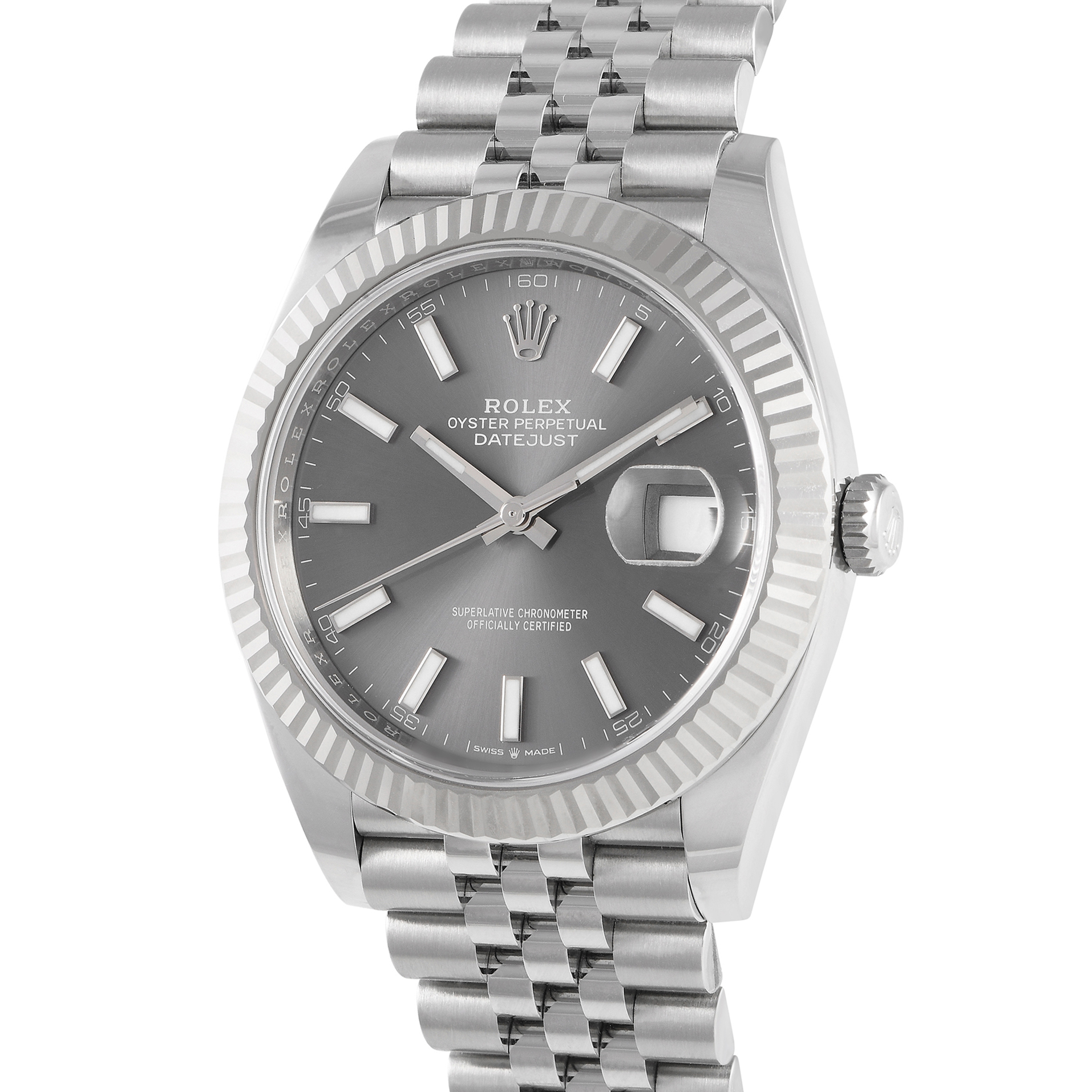 Rolex Datejust 41 Slate Dial Watch 126334