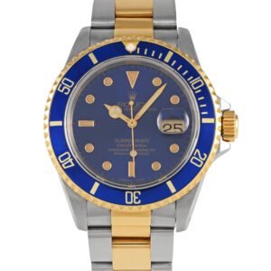 Rolex Submariner Blue Dial Watch 16613