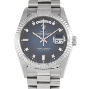 Rolex Day-Date 36 18K White Gold Watch 18039