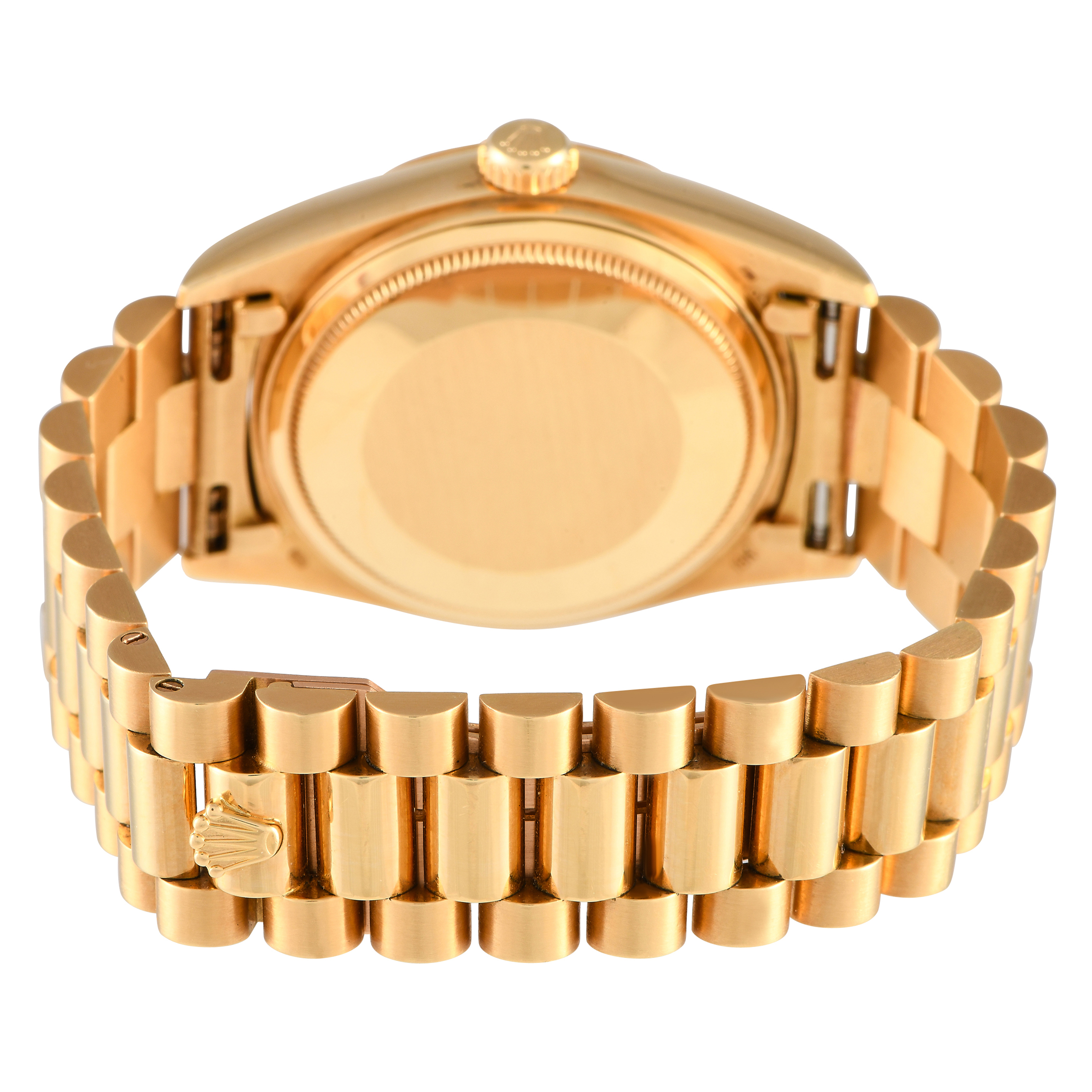 Rolex Day-Date 36 Champagne Diamond Dial Watch 18038