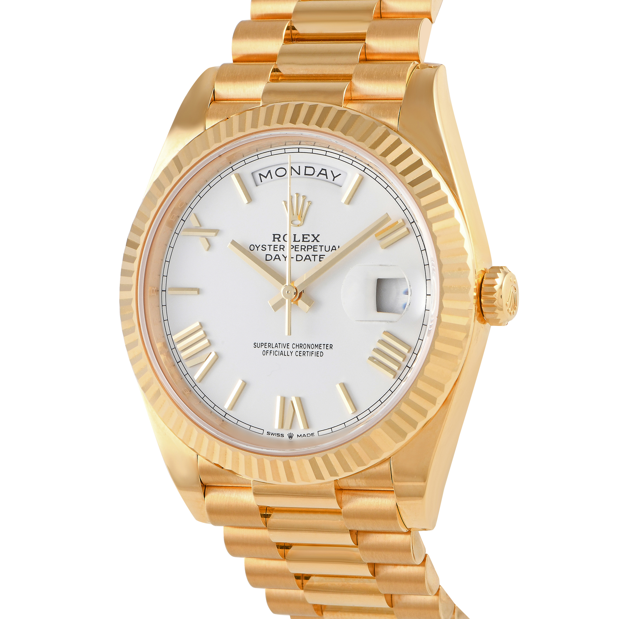 Rolex Day-Date 40 18K Yellow Gold Watch 228238