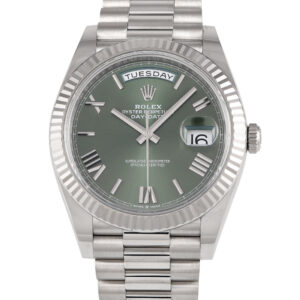Rolex Day-Date 40 Olive Green Dial Watch 228239