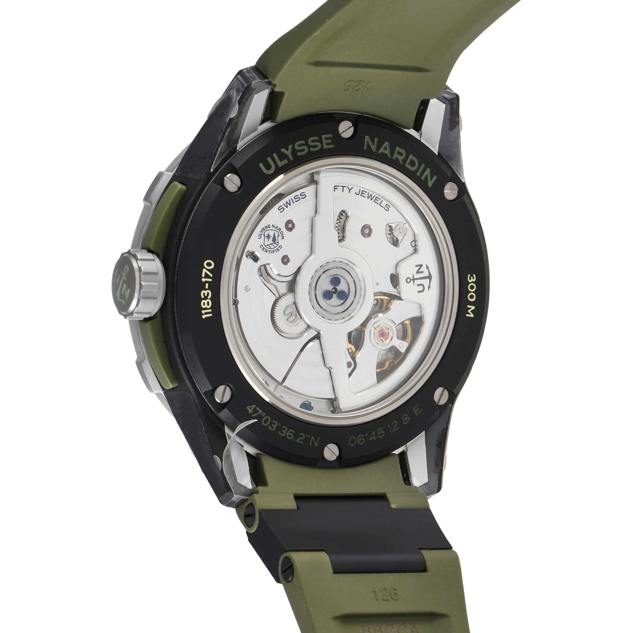 Ulysse Nardin Diver NET OPS Watch 1183-170-8A/3A