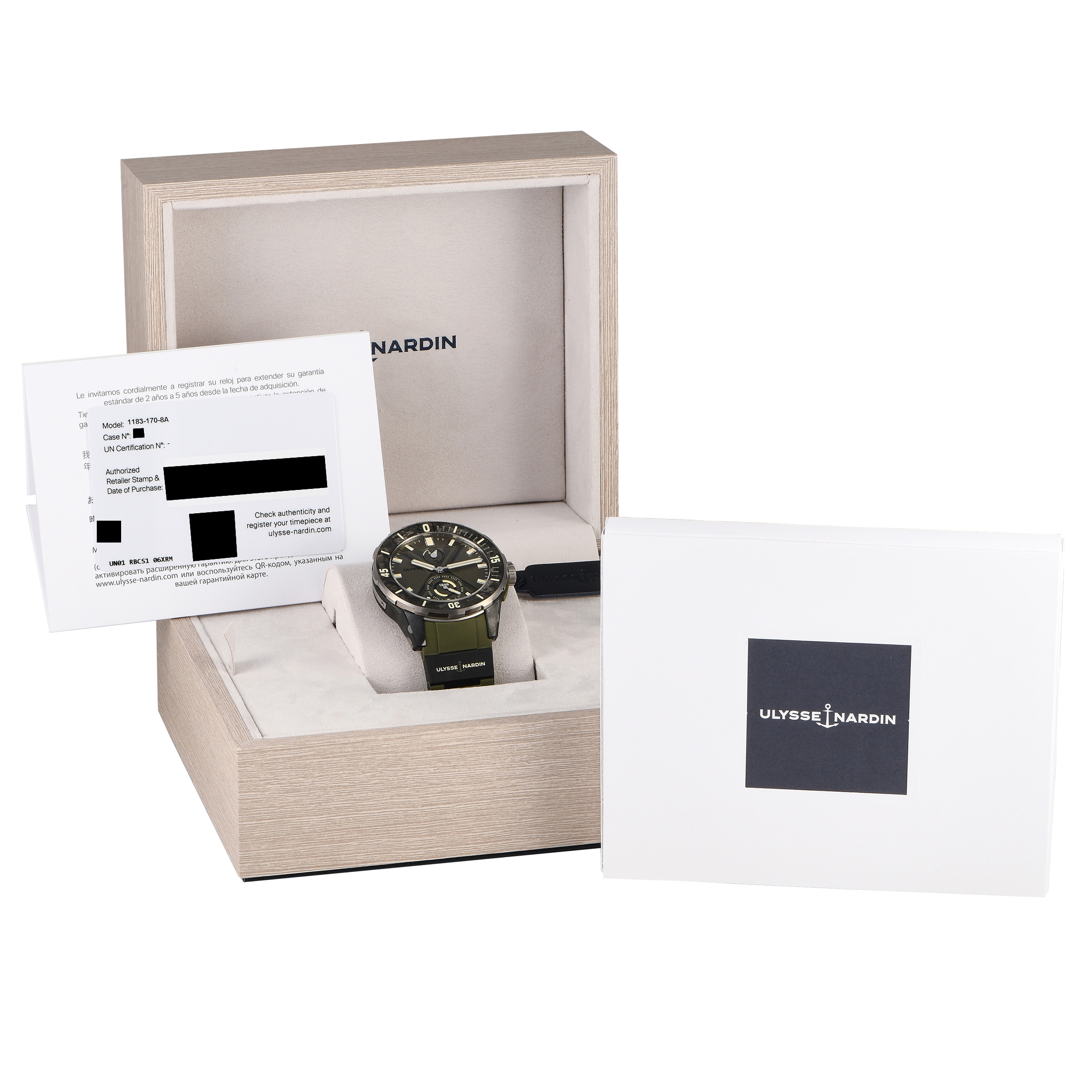 Ulysse Nardin Diver NET OPS Watch 1183-170-8A/3A