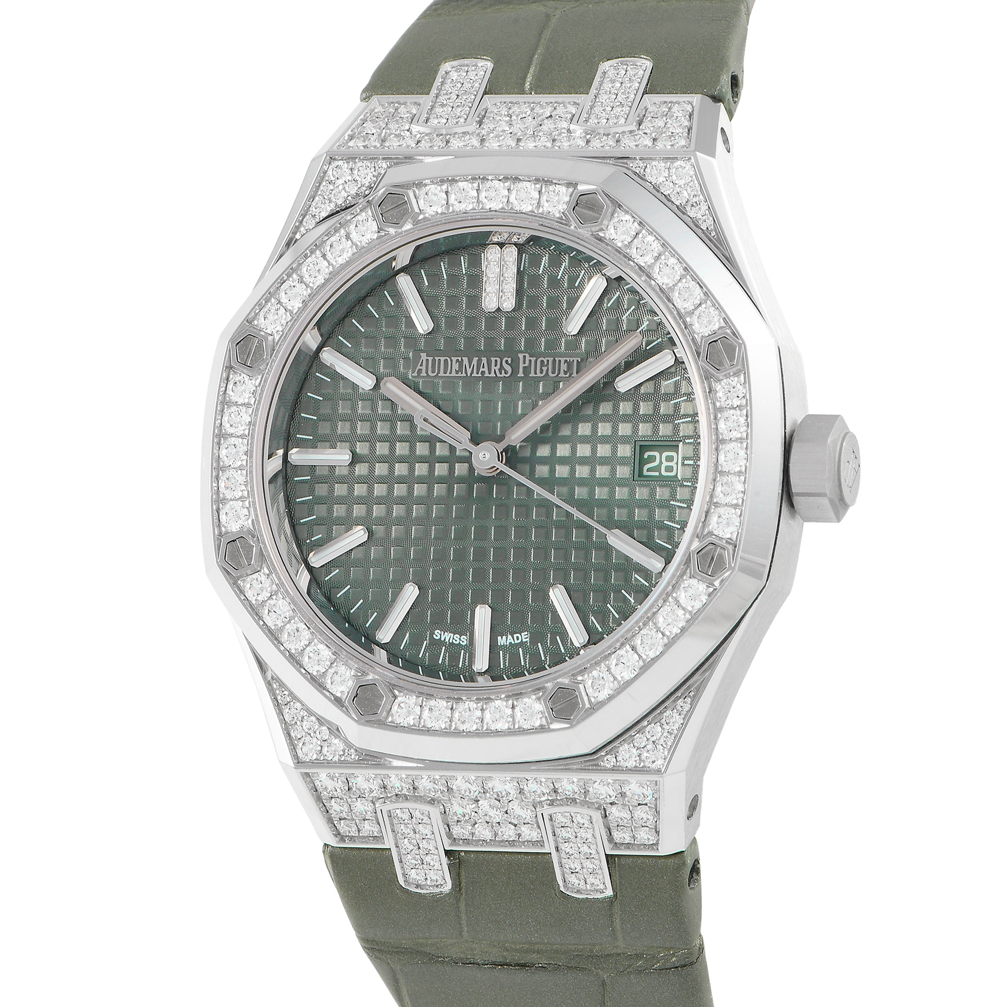 Audemars Piguet Royal Oak Diamond Watch 15551BC.ZZ.D405CR.01