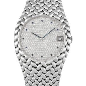 Audemars Piguet Cobra Diamond Pave Dial 18K White Gold Watch 5403